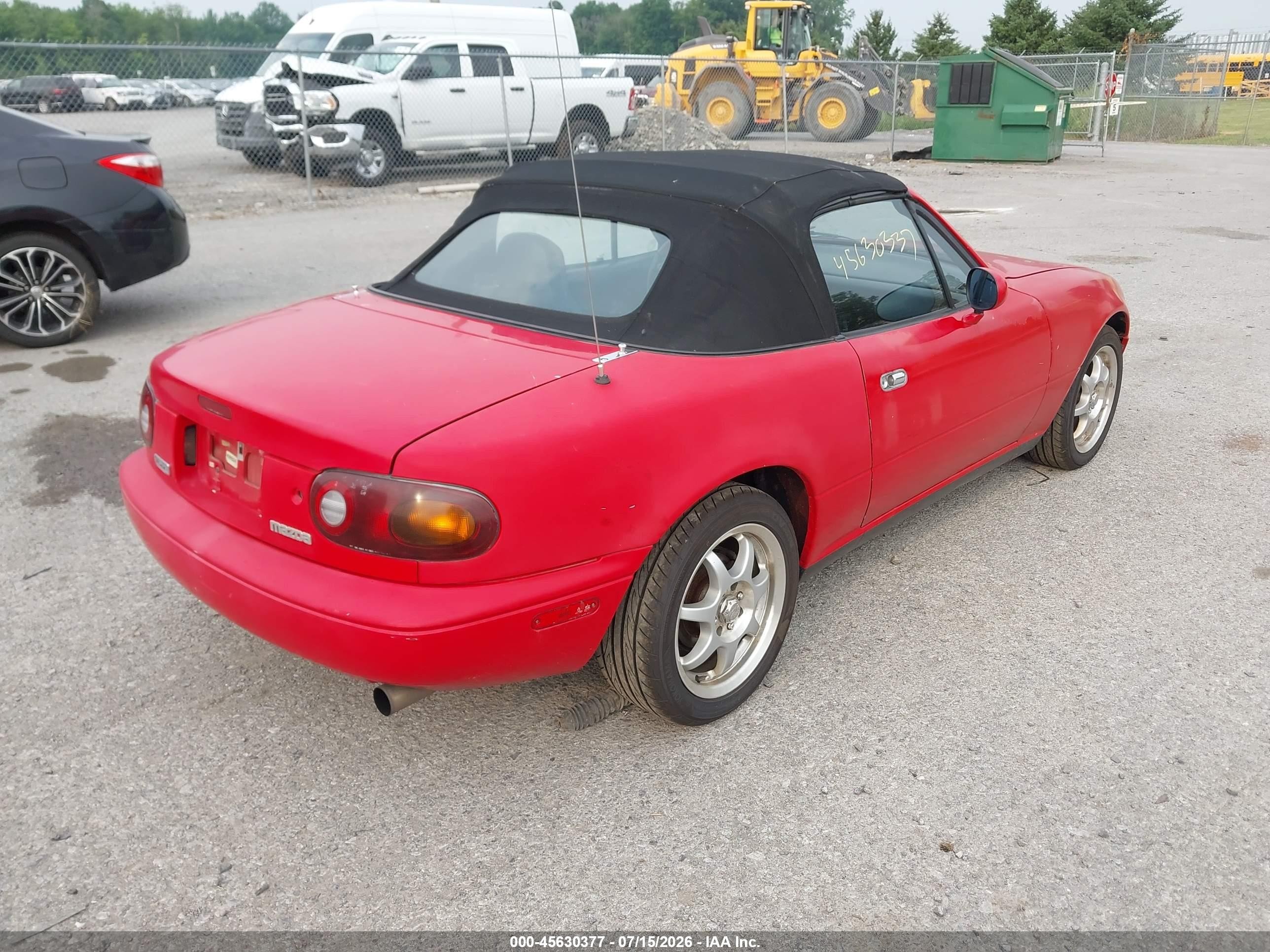 1992 Mazda Mx-5 Miata   Red vin: JM1NA3519N0304683