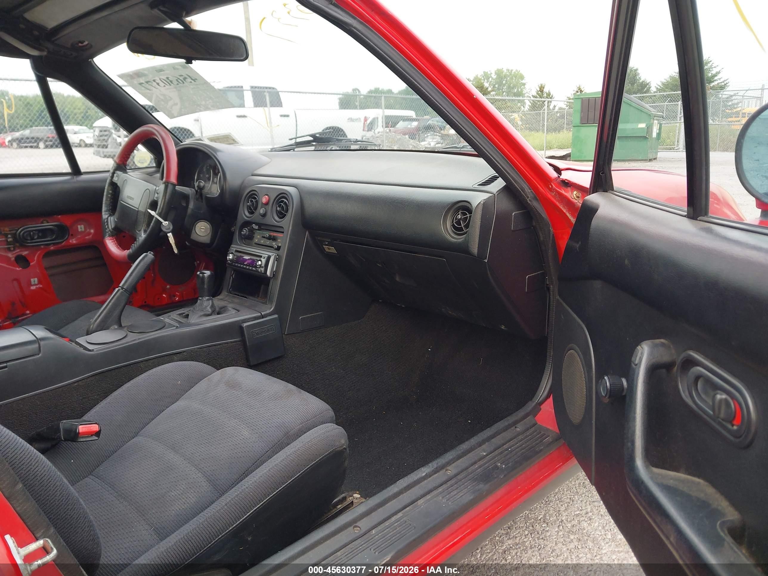 1992 Mazda Mx-5 Miata   Red vin: JM1NA3519N0304683