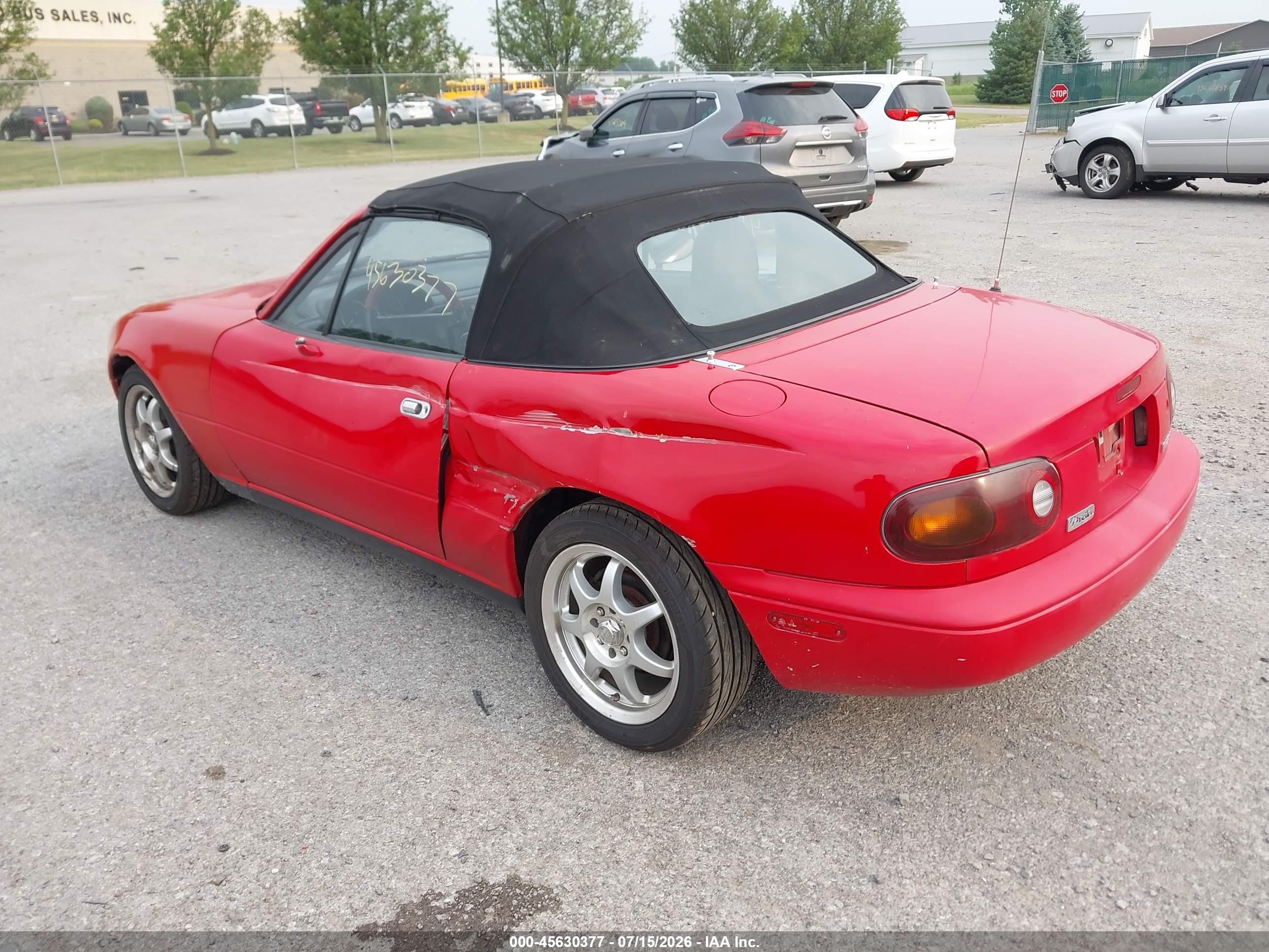 1992 Mazda Mx-5 Miata   Red vin: JM1NA3519N0304683