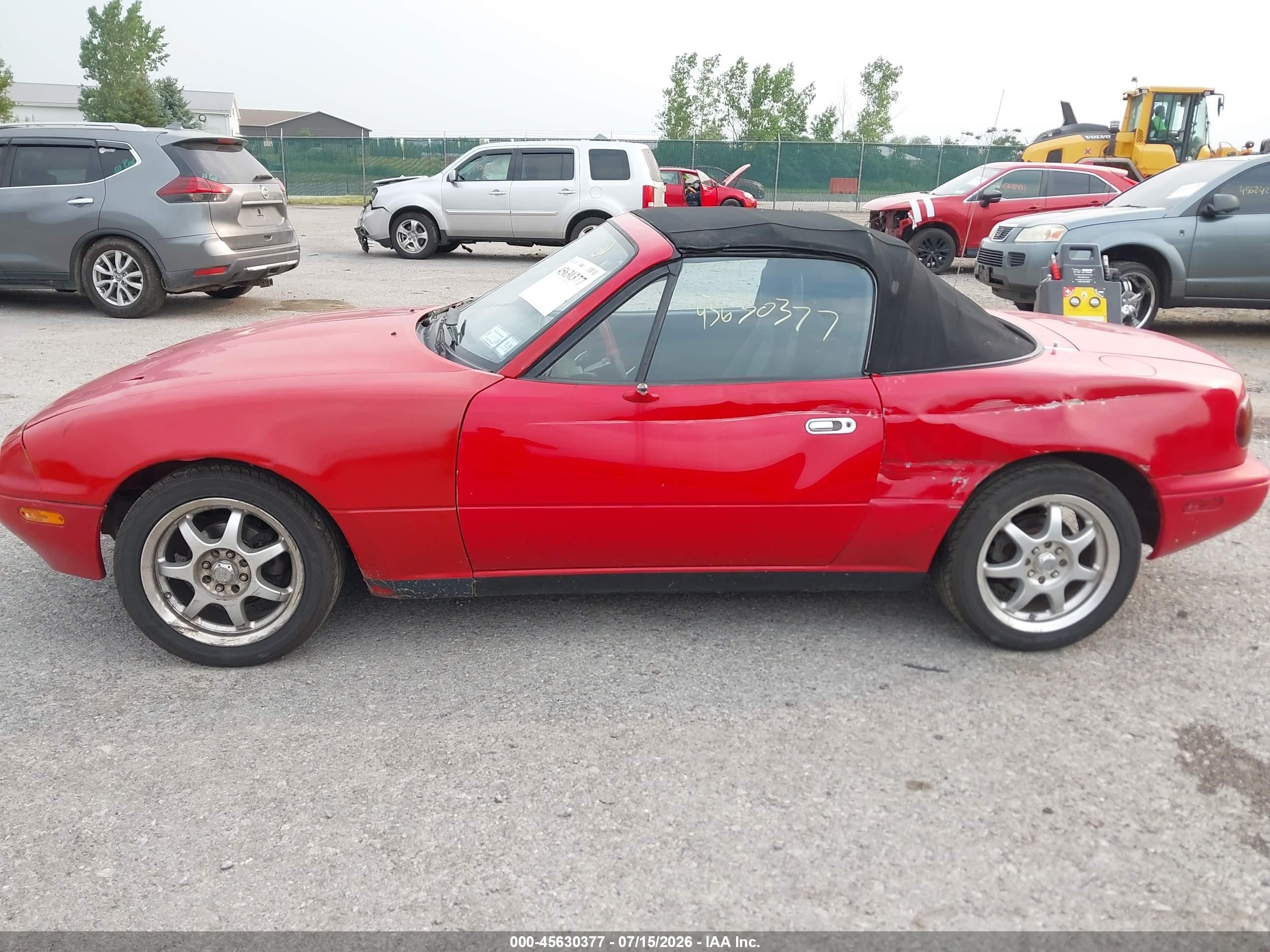 1992 Mazda Mx-5 Miata   Red vin: JM1NA3519N0304683