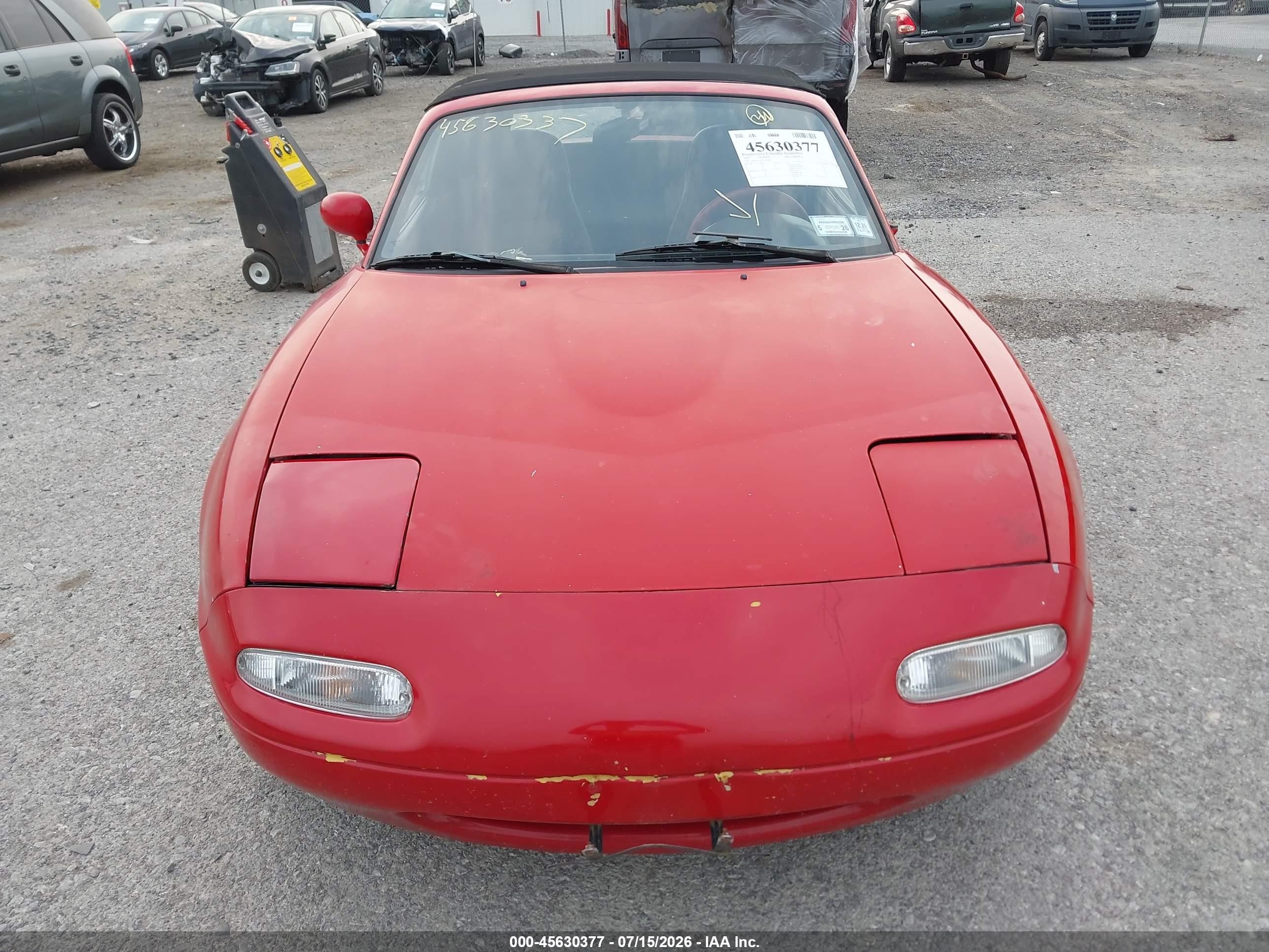 1992 Mazda Mx-5 Miata   Red vin: JM1NA3519N0304683
