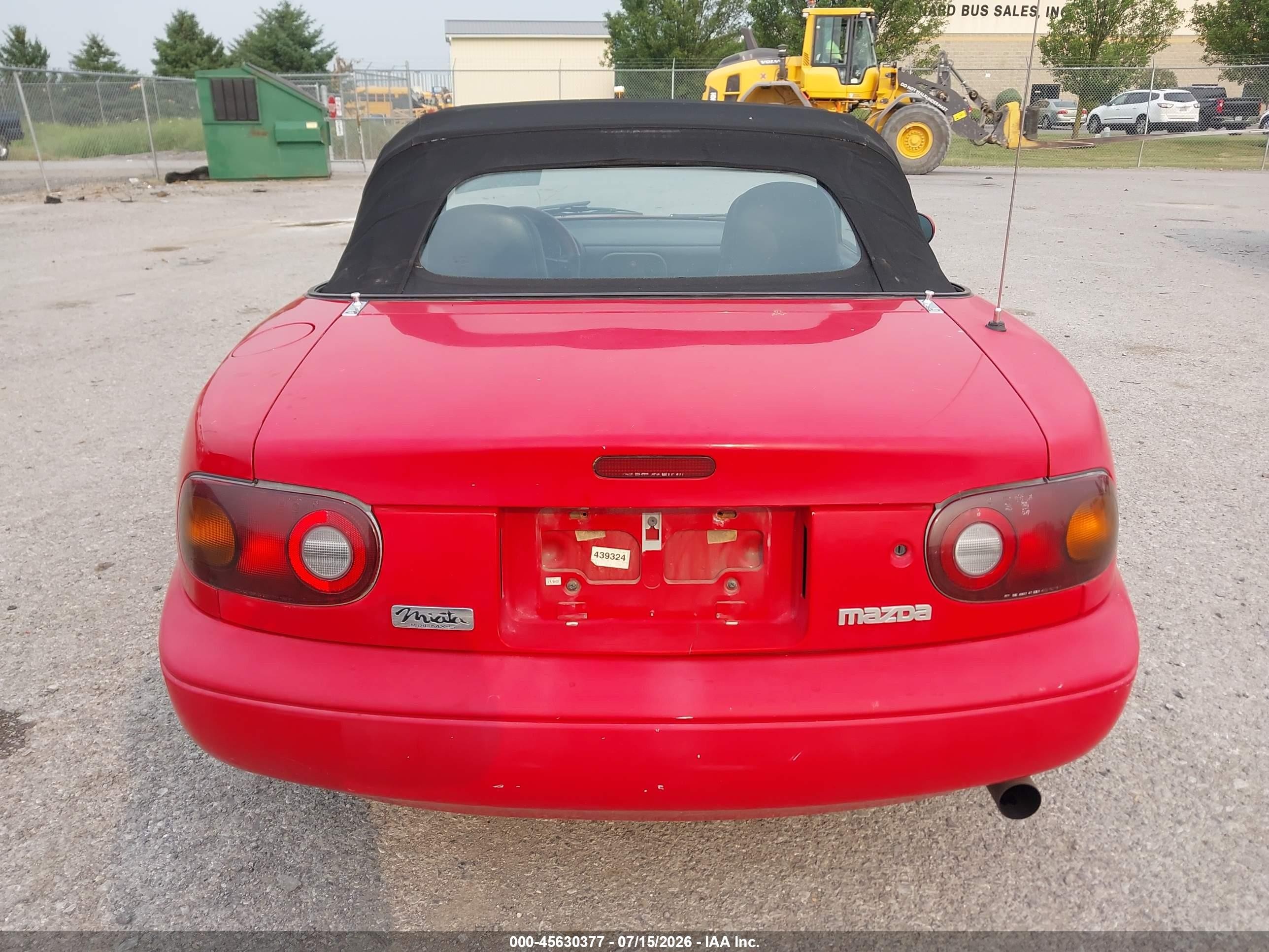 1992 Mazda Mx-5 Miata   Red vin: JM1NA3519N0304683