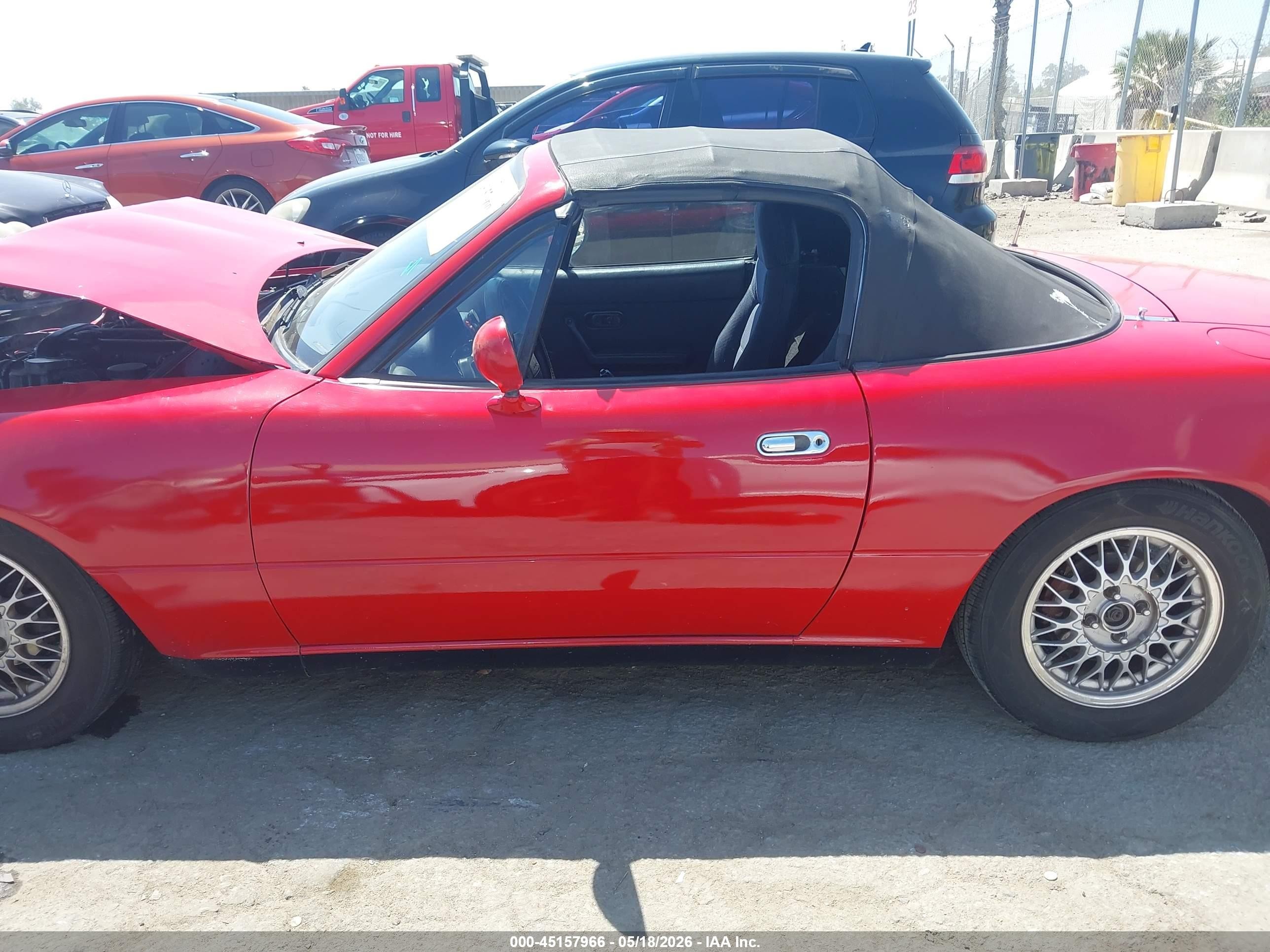 1993 Mazda Mx-5 Miata   Red vin: JM1NA3519P0423093