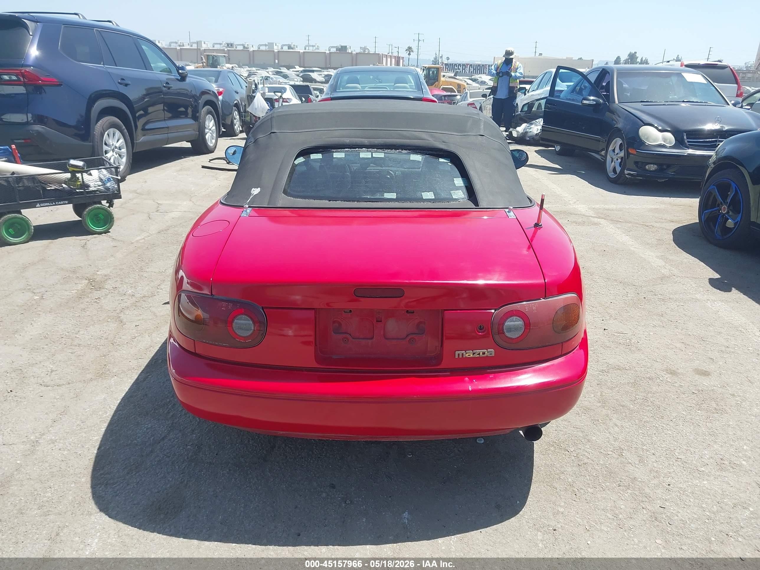 1993 Mazda Mx-5 Miata   Red vin: JM1NA3519P0423093