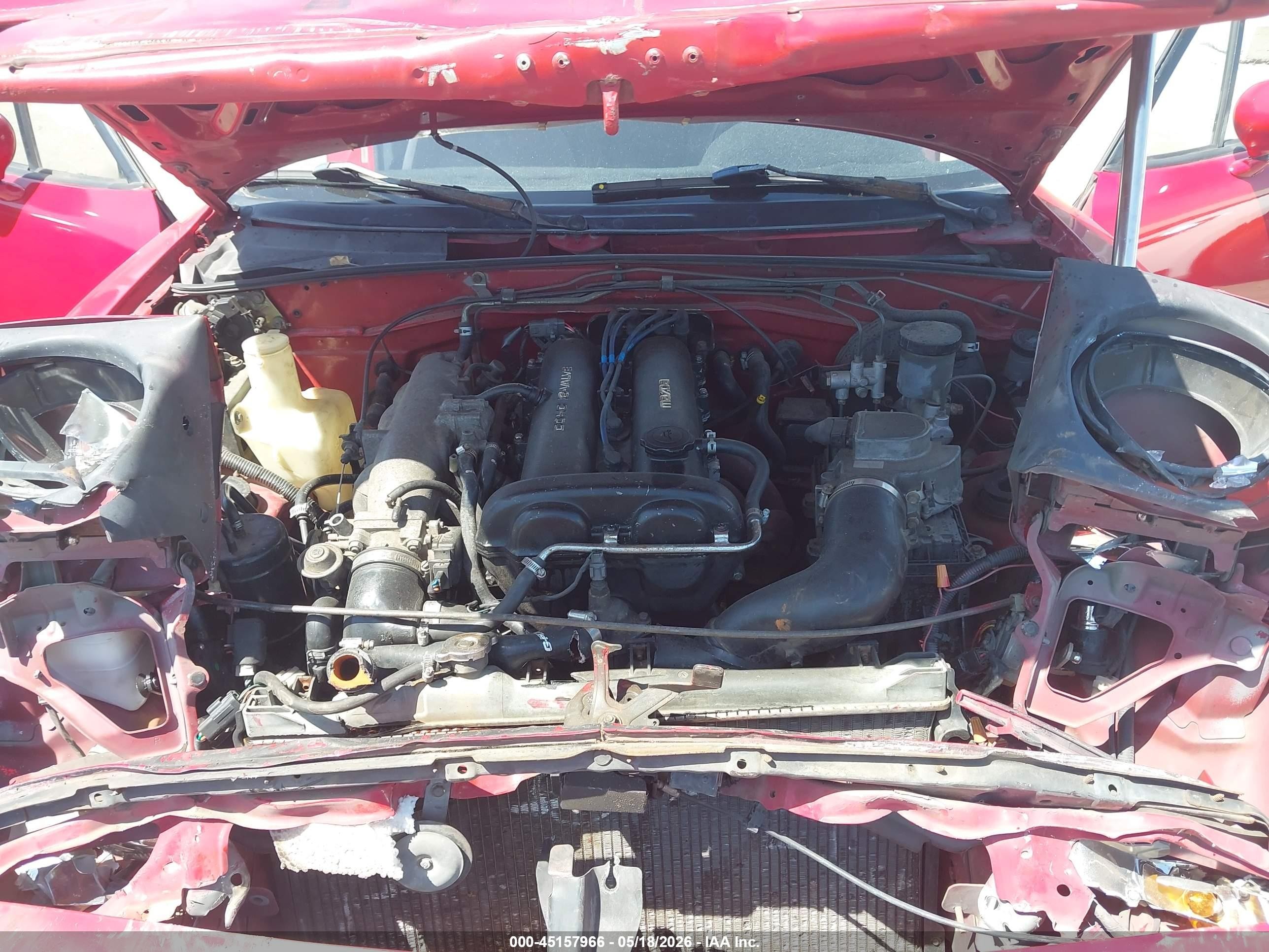 1993 Mazda Mx-5 Miata   Red vin: JM1NA3519P0423093
