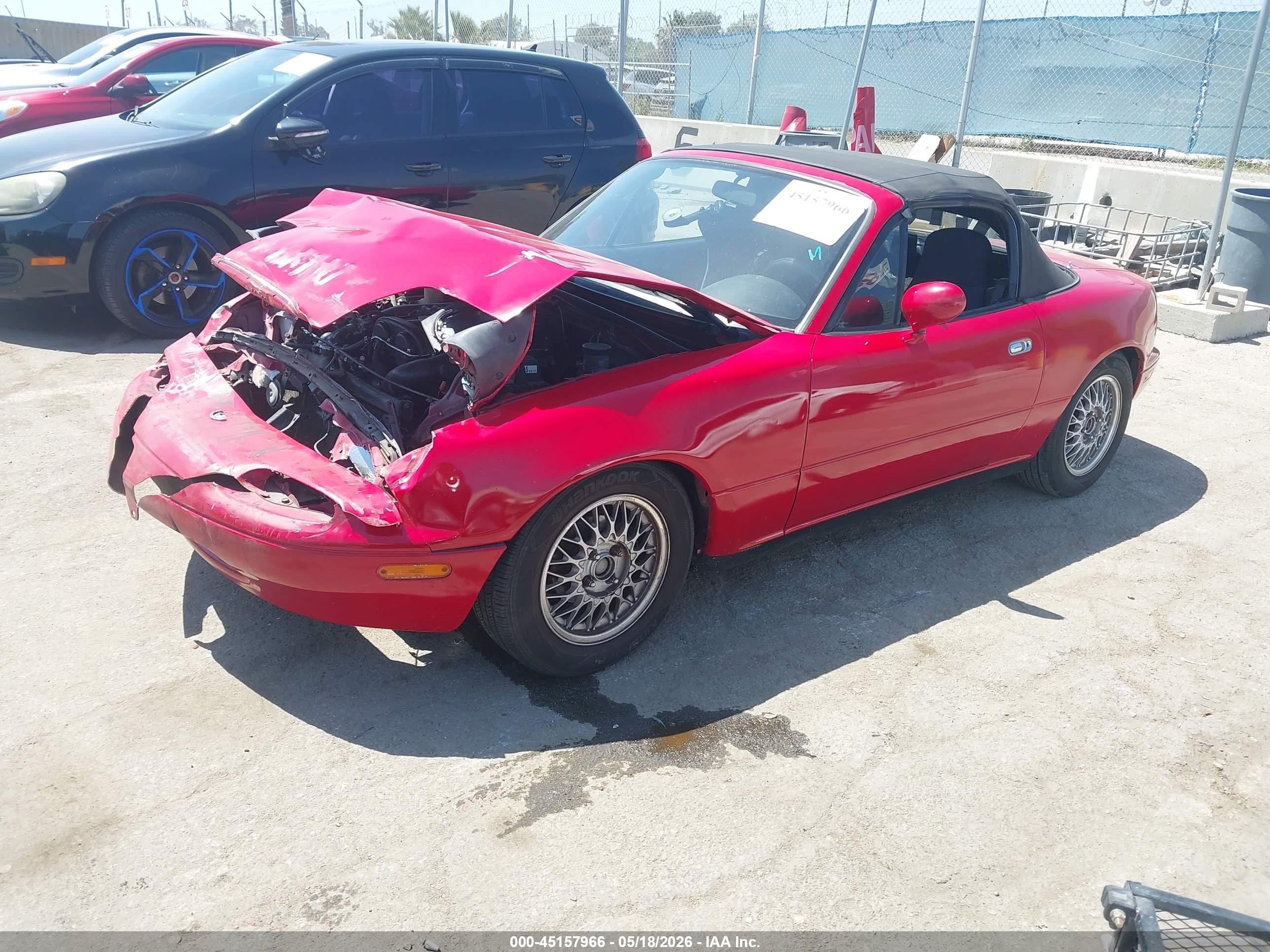 1993 Mazda Mx-5 Miata   Red vin: JM1NA3519P0423093