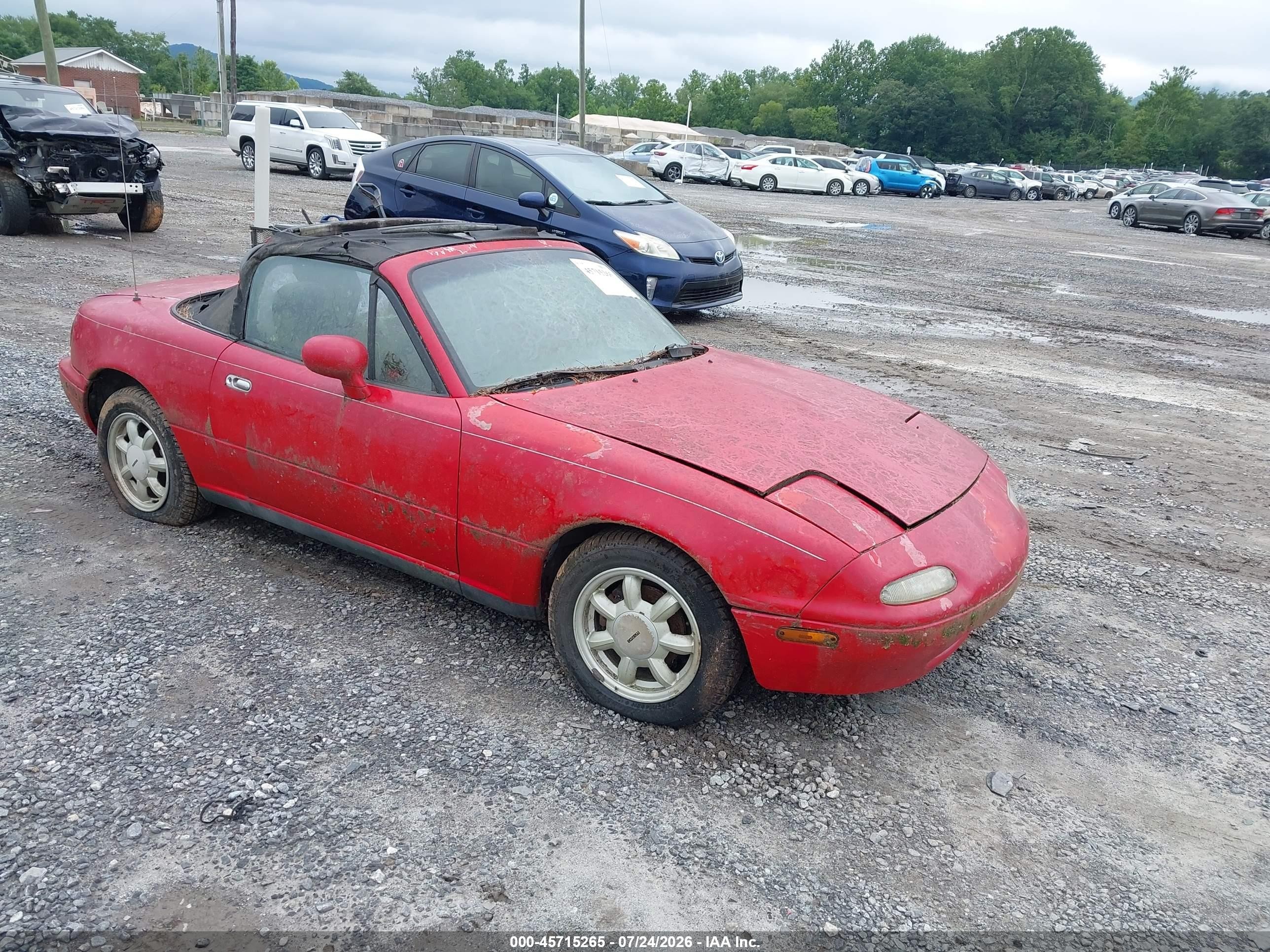 1990 Mazda Mx-5 Miata   Red vin: JM1NA351XL0112850