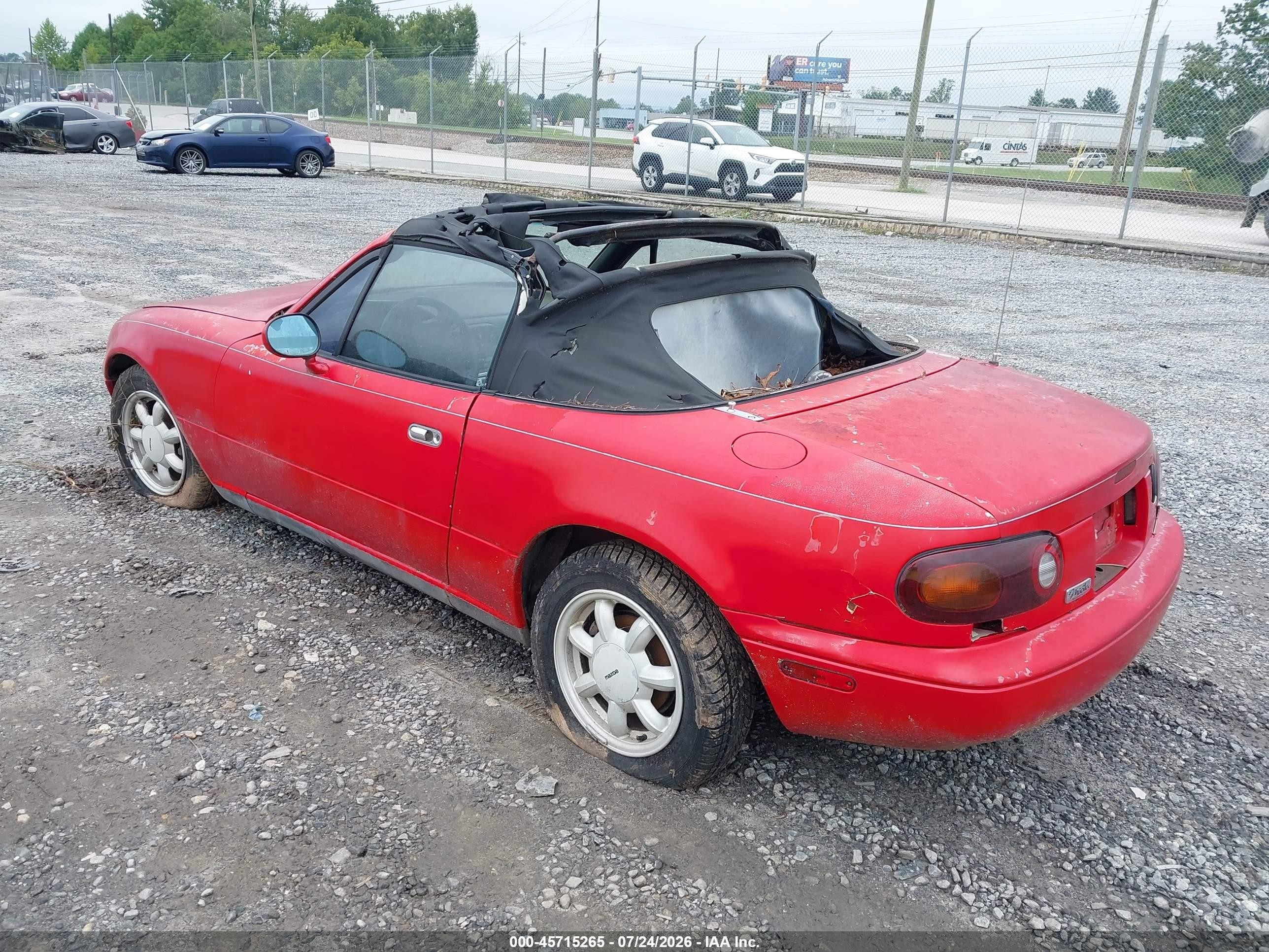 1990 Mazda Mx-5 Miata   Red vin: JM1NA351XL0112850