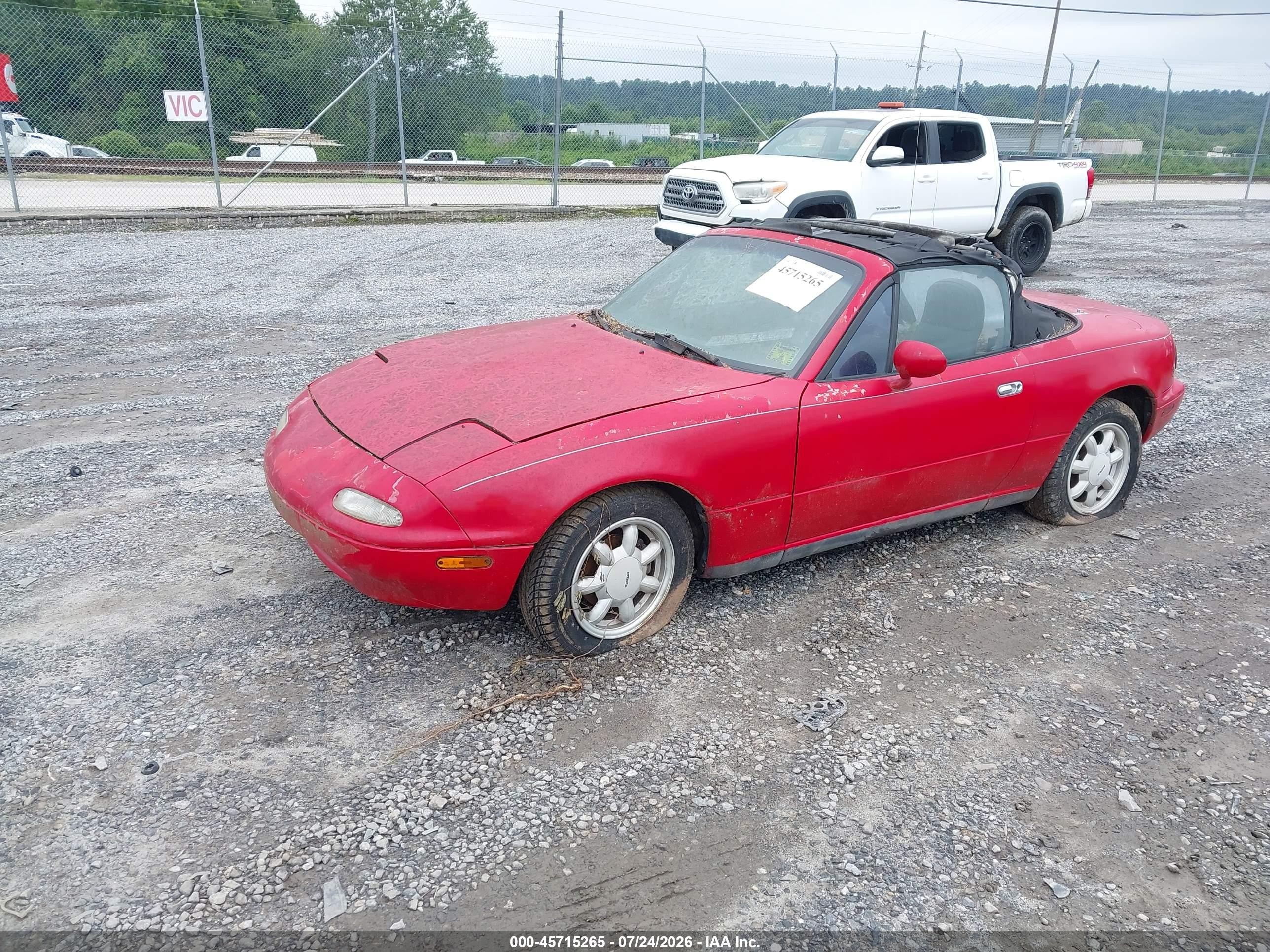 1990 Mazda Mx-5 Miata   Red vin: JM1NA351XL0112850