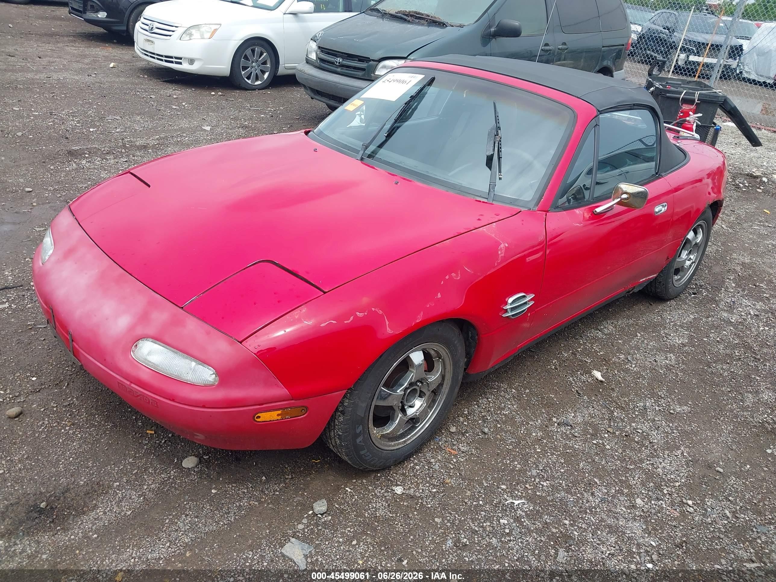 1990 Mazda Mx-5 Miata   Red vin: JM1NA351XL0148876