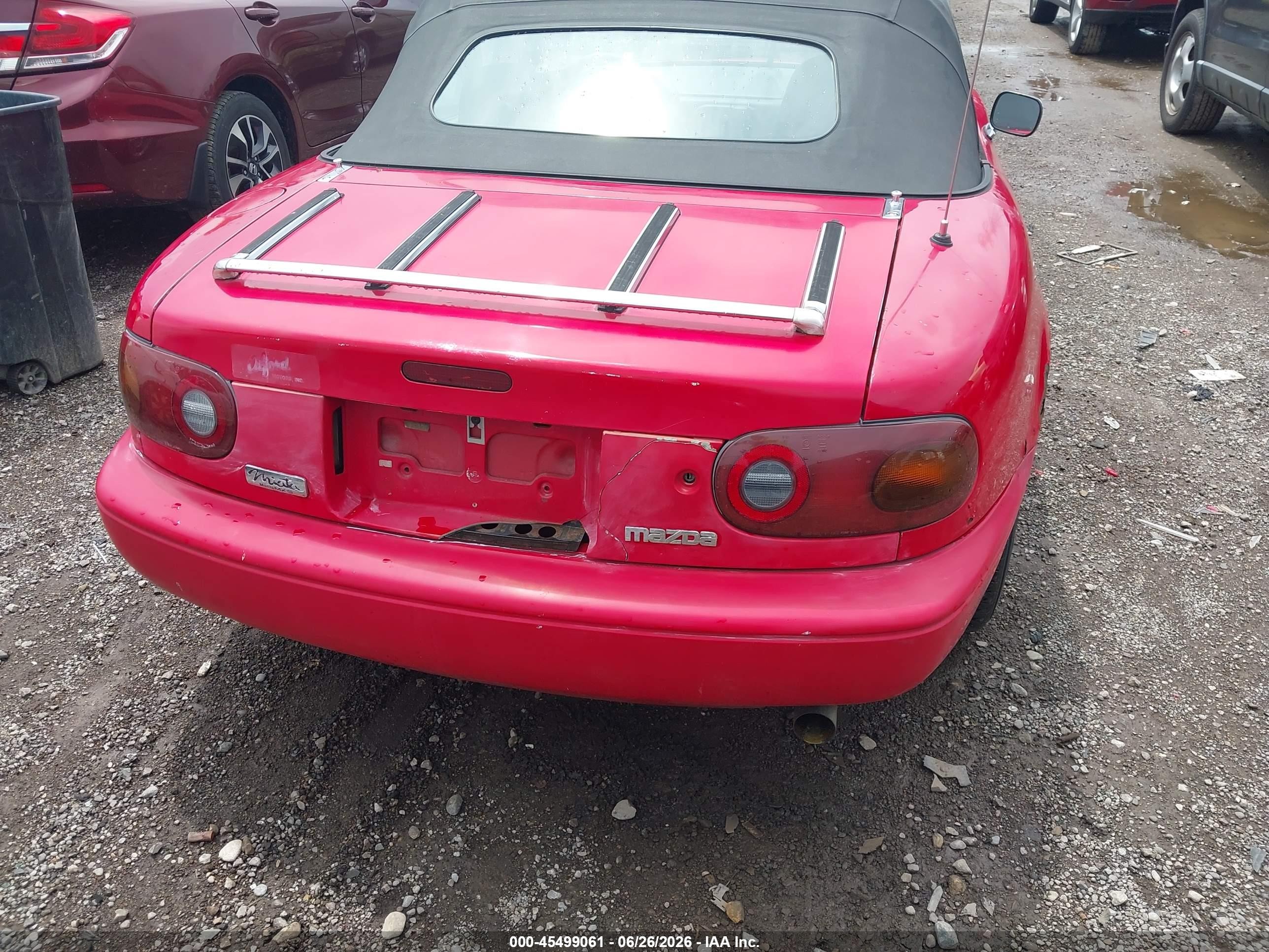 1990 Mazda Mx-5 Miata   Red vin: JM1NA351XL0148876