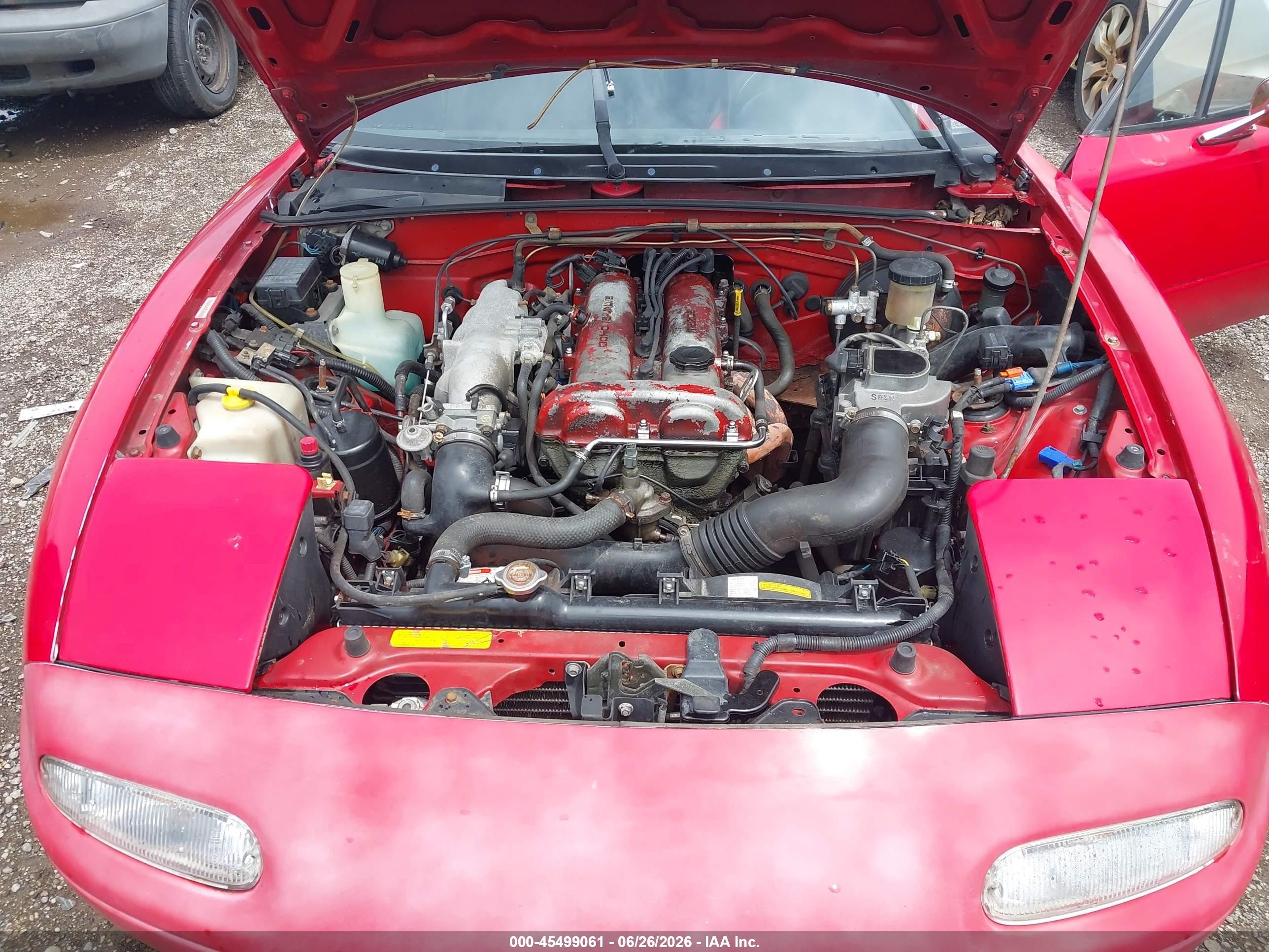 1990 Mazda Mx-5 Miata   Red vin: JM1NA351XL0148876