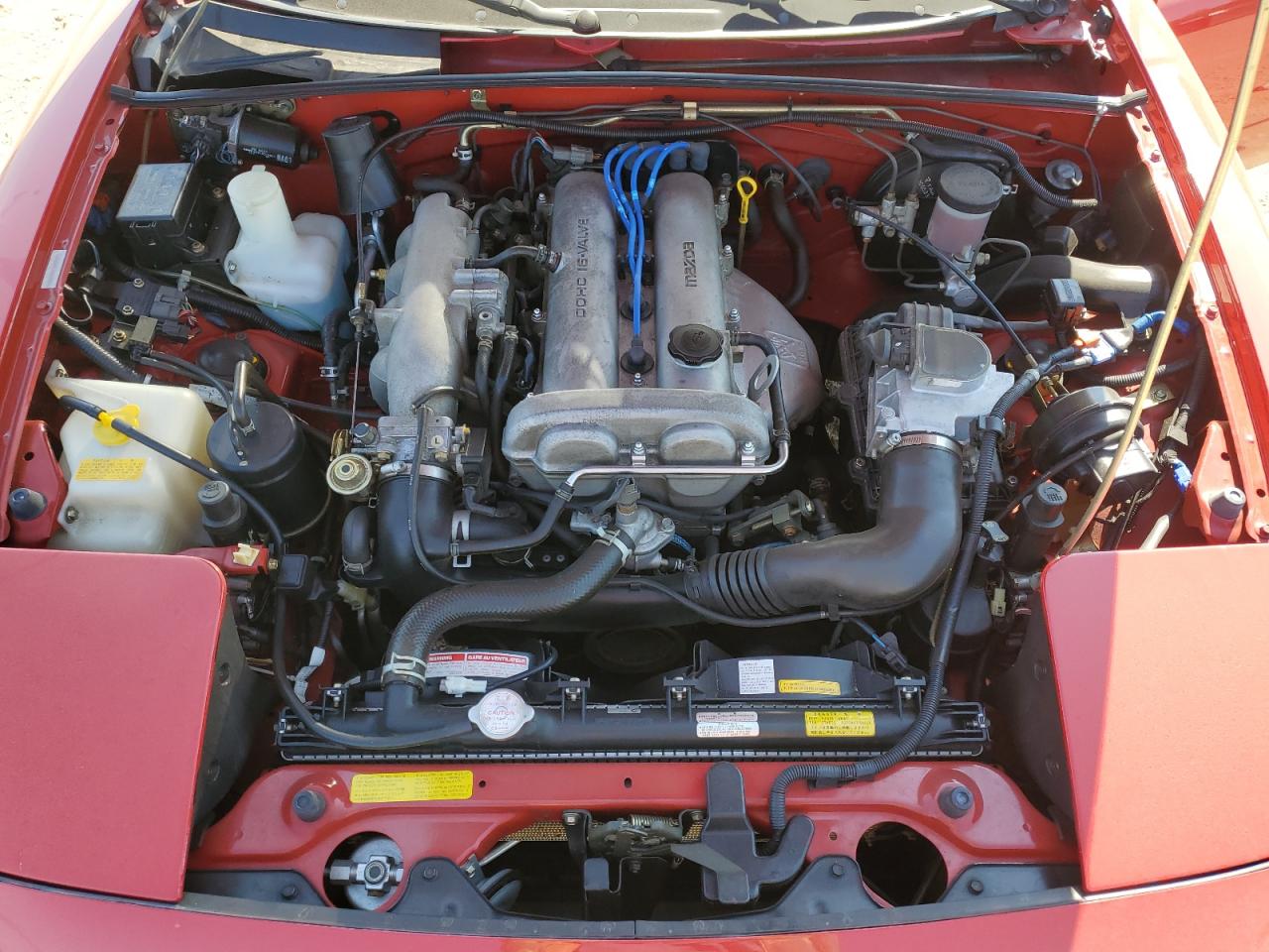 1990 Mazda Mx-5 Miata Red vin: JM1NA351XL0153544