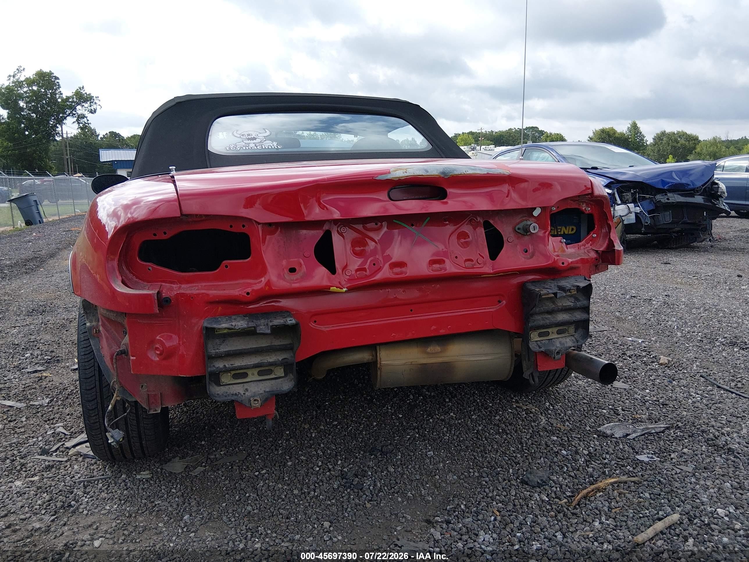 1991 Mazda Mx-5 Miata   Red vin: JM1NA351XM0200606