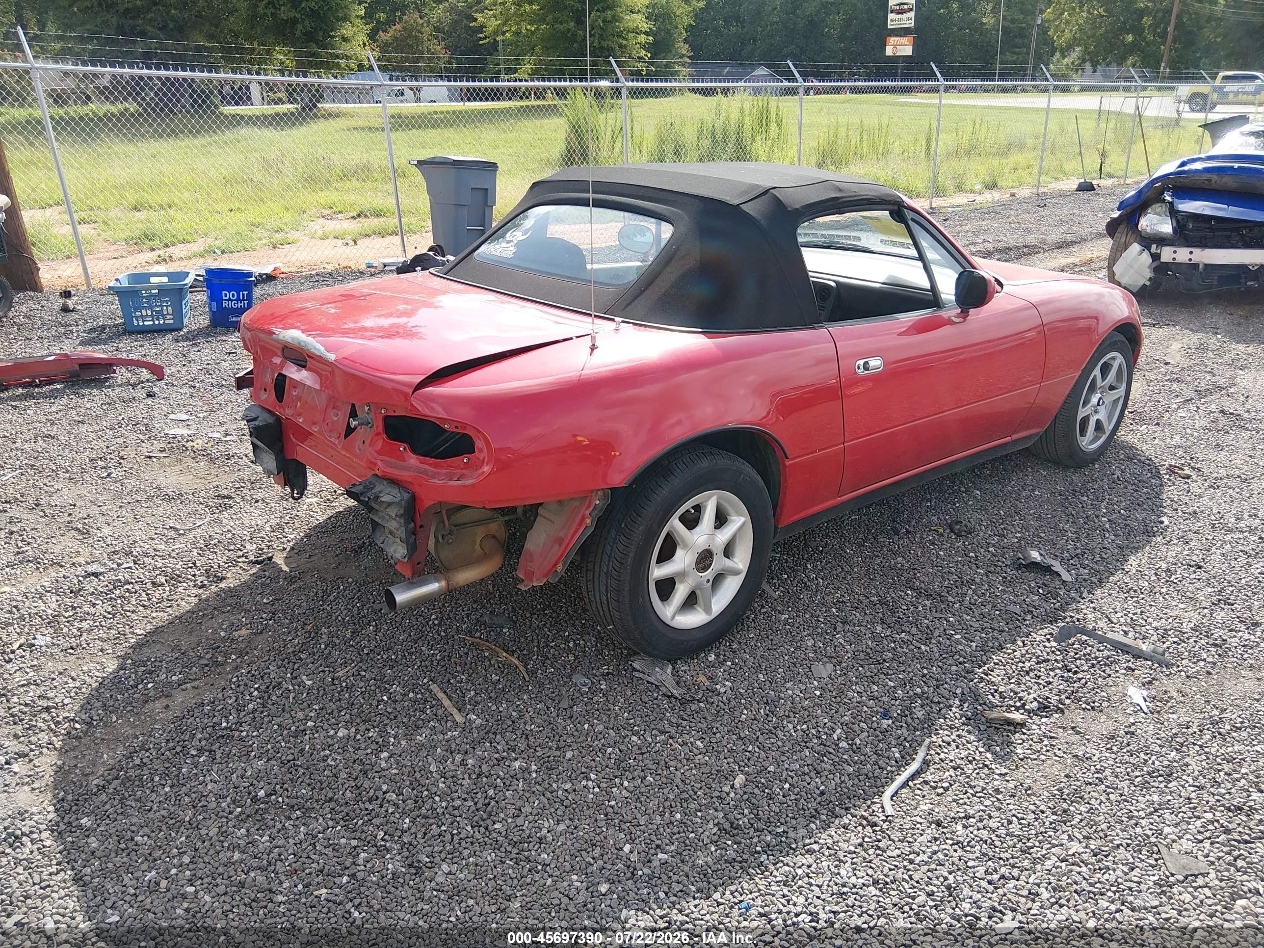 1991 Mazda Mx-5 Miata   Red vin: JM1NA351XM0200606