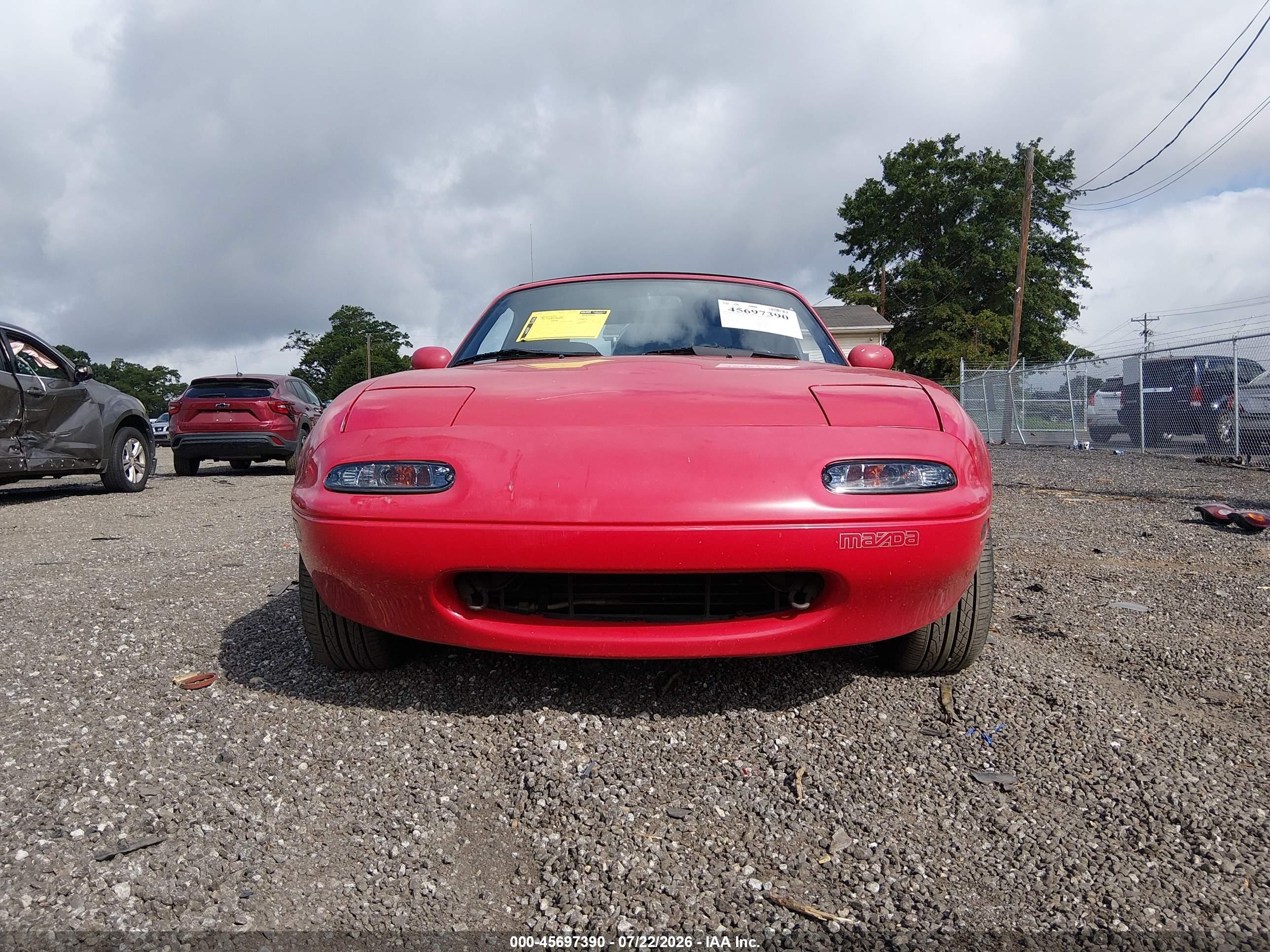 1991 Mazda Mx-5 Miata   Red vin: JM1NA351XM0200606