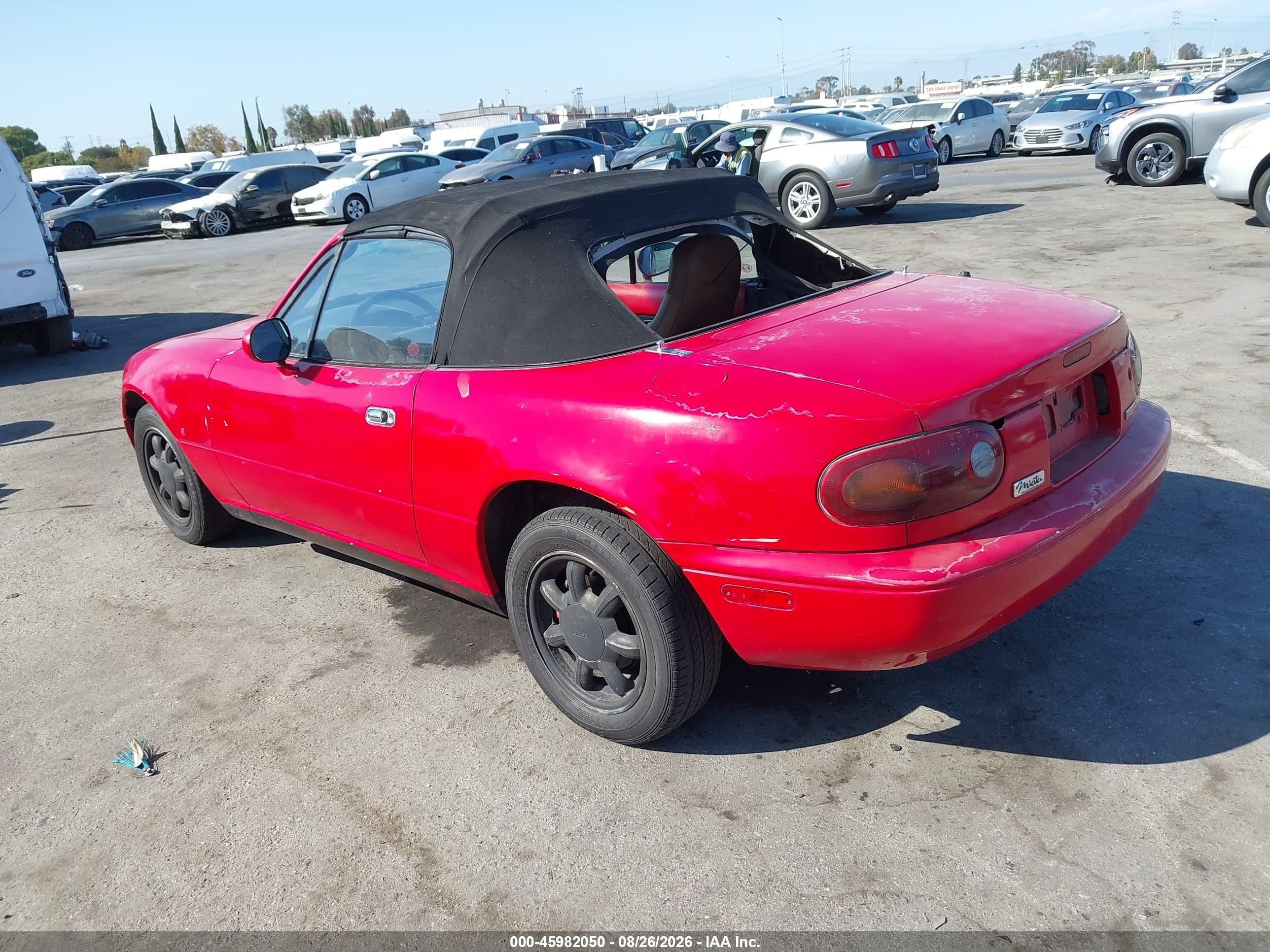 1992 Mazda Mx-5 Miata Red vin: JM1NA351XN0319063