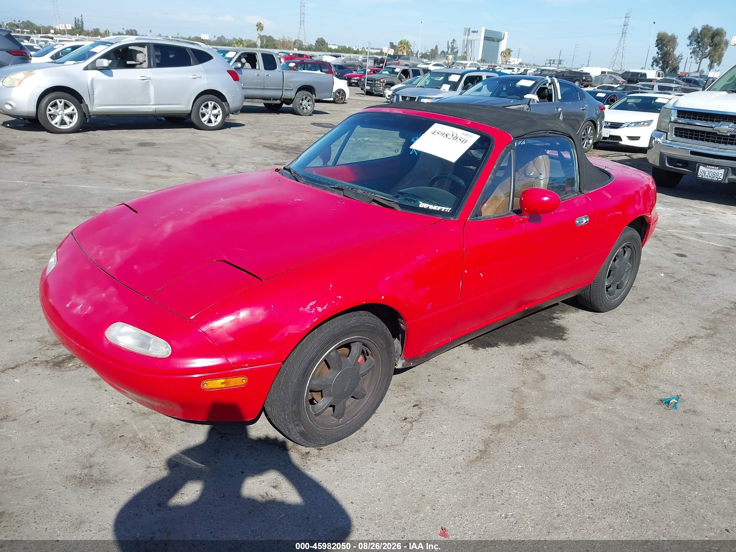 1992 Mazda Mx-5 Miata Red vin: JM1NA351XN0319063