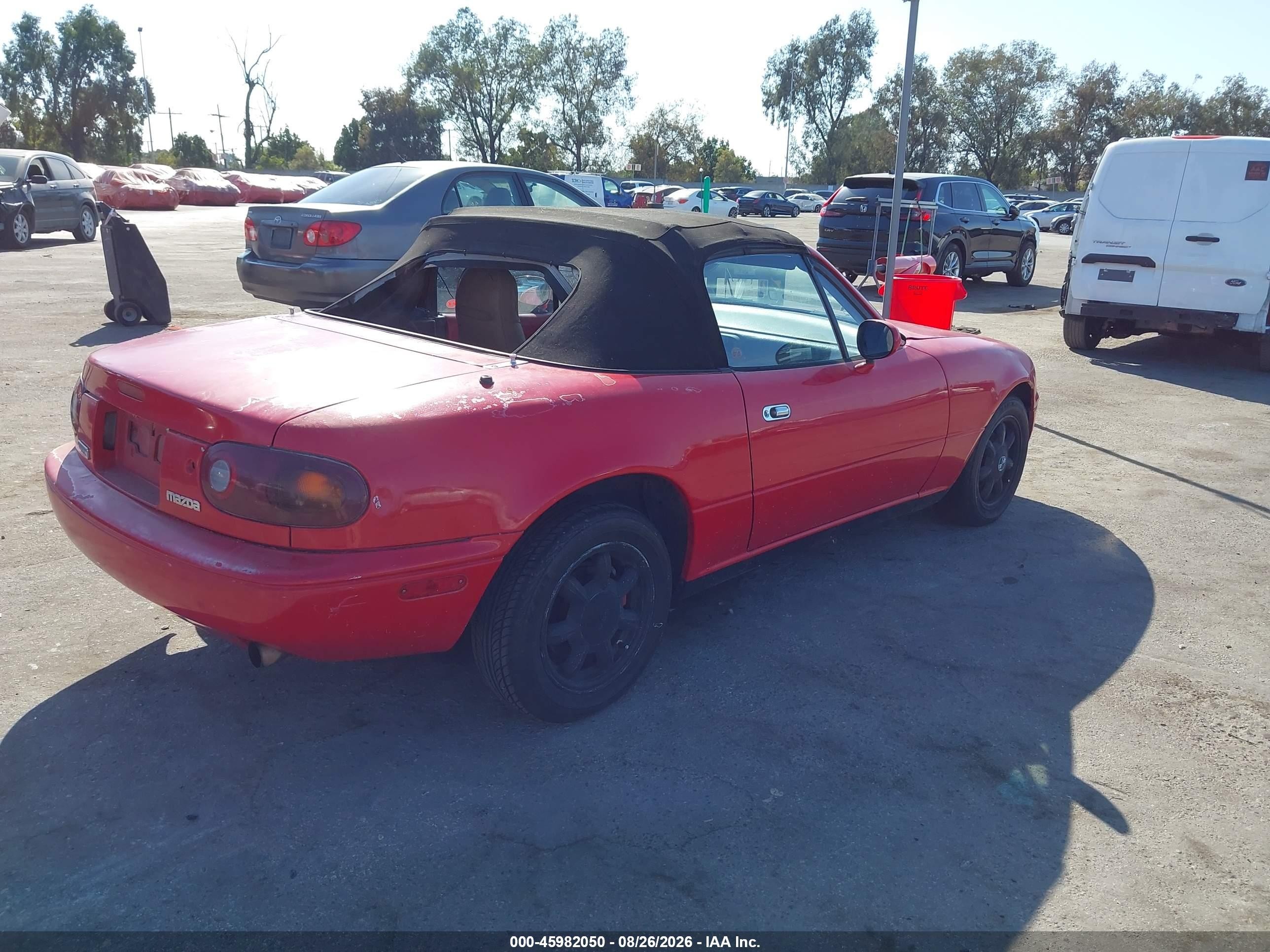 1992 Mazda Mx-5 Miata Red vin: JM1NA351XN0319063