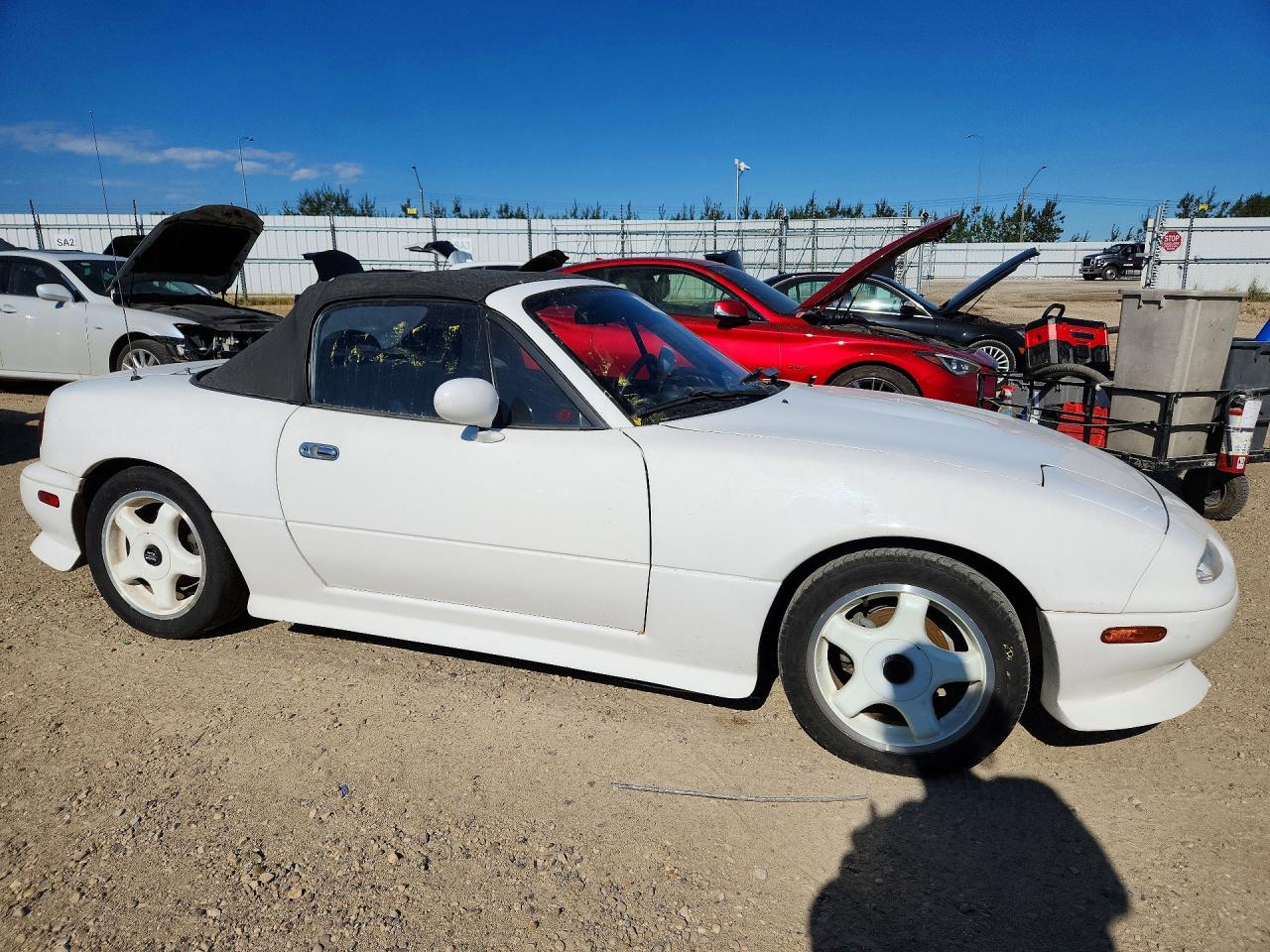 1990 Mazda Mx-5 Miata White vin: JM1NA3528L0135553