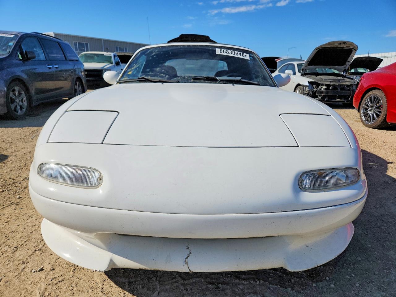 1990 Mazda Mx-5 Miata White vin: JM1NA3528L0135553