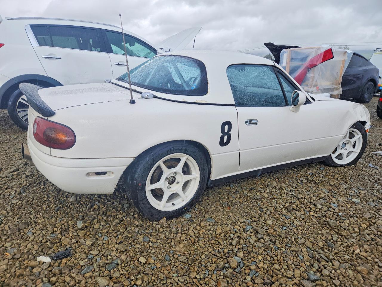 1994 Mazda Mx-5 Miata White vin: JM1NA3530R0507257