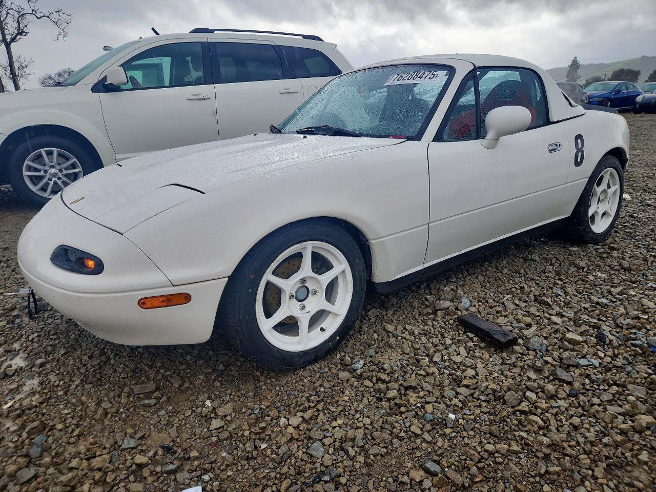 1994 Mazda Mx-5 Miata White vin: JM1NA3530R0507257