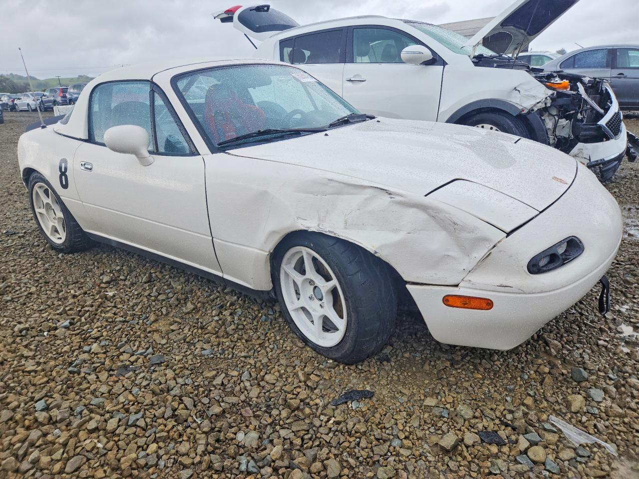 1994 Mazda Mx-5 Miata White vin: JM1NA3530R0507257