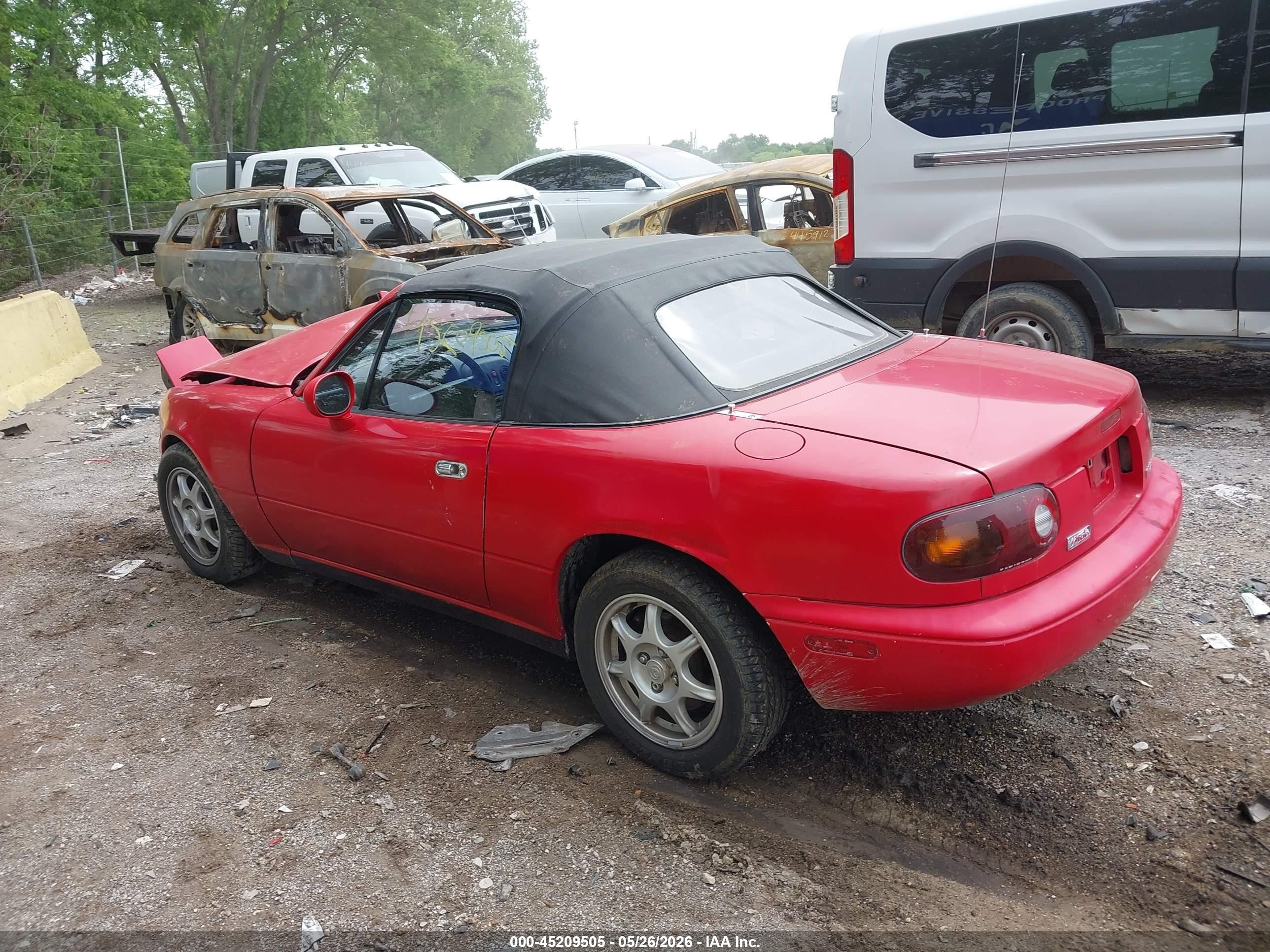 1994 Mazda Mx-5 Miata   Red vin: JM1NA3530R0518081