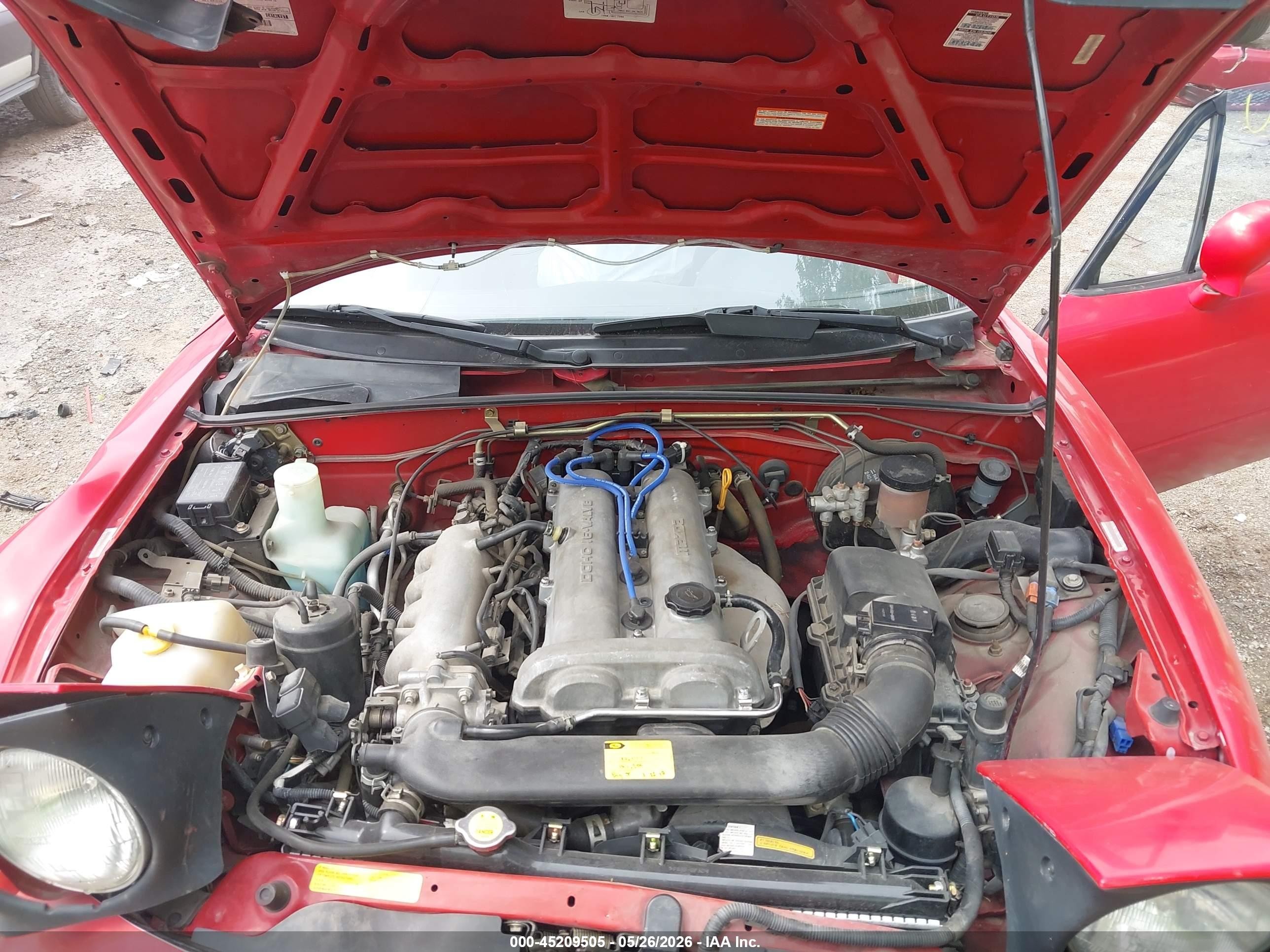 1994 Mazda Mx-5 Miata   Red vin: JM1NA3530R0518081