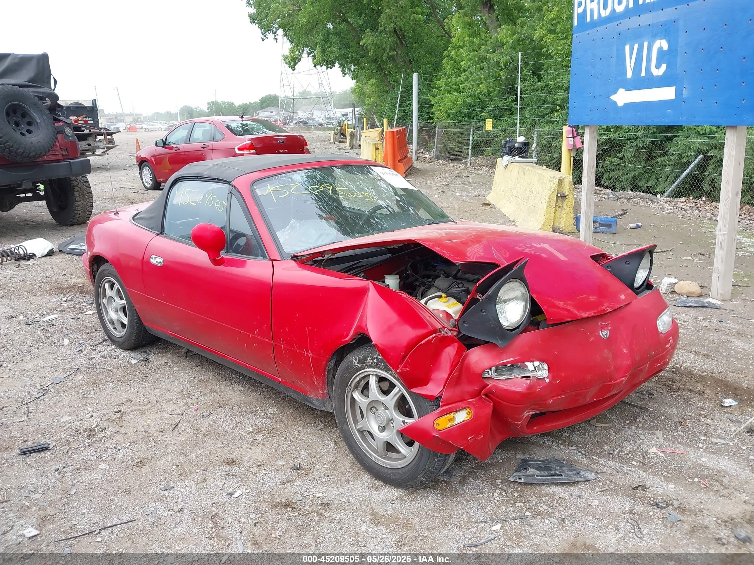 1994 Mazda Mx-5 Miata   Red vin: JM1NA3530R0518081