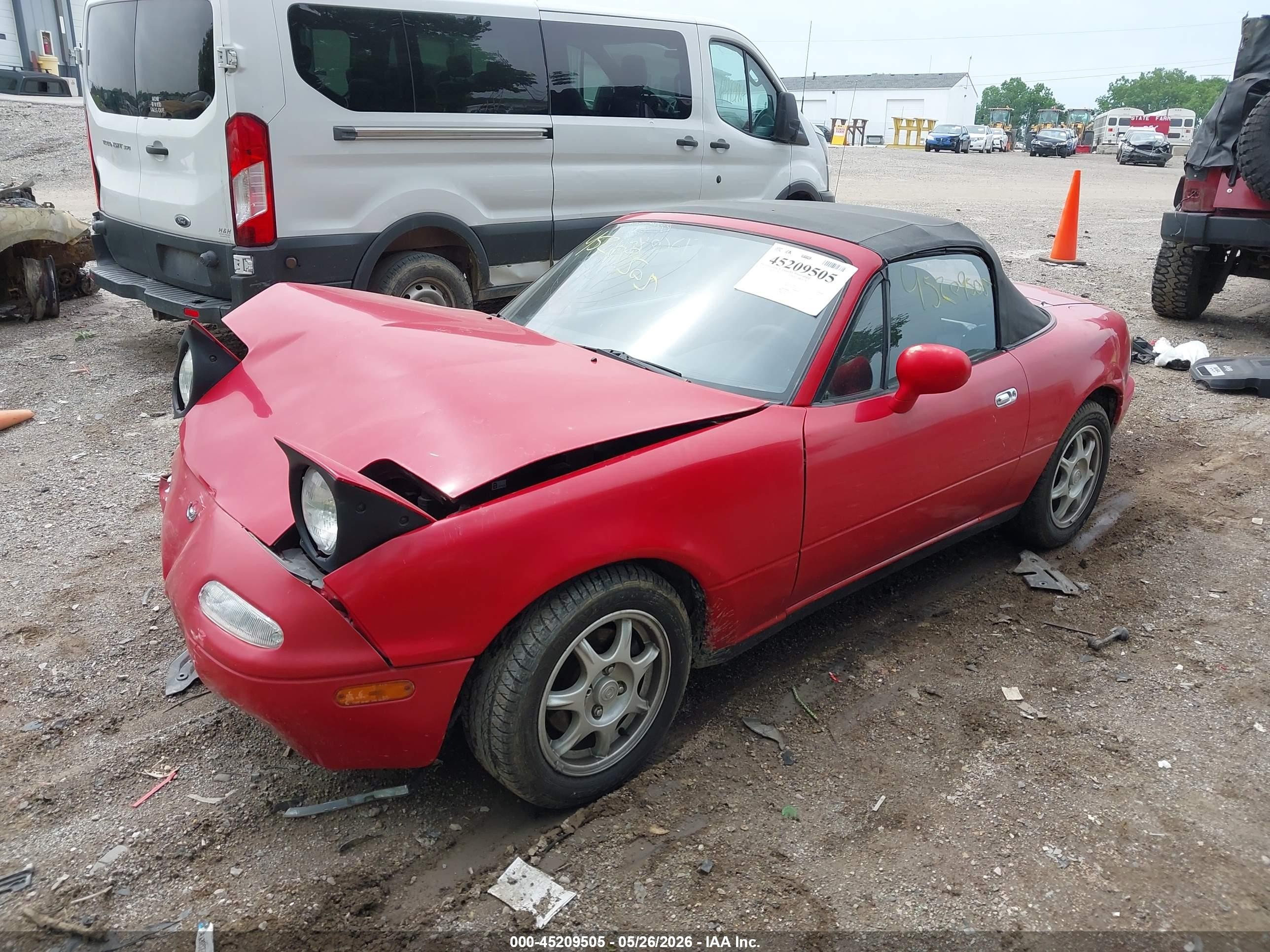 1994 Mazda Mx-5 Miata   Red vin: JM1NA3530R0518081