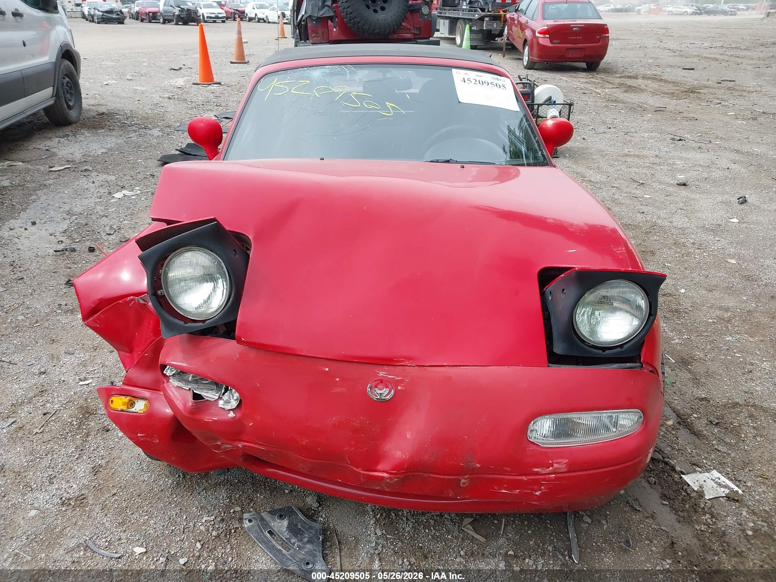 1994 Mazda Mx-5 Miata   Red vin: JM1NA3530R0518081