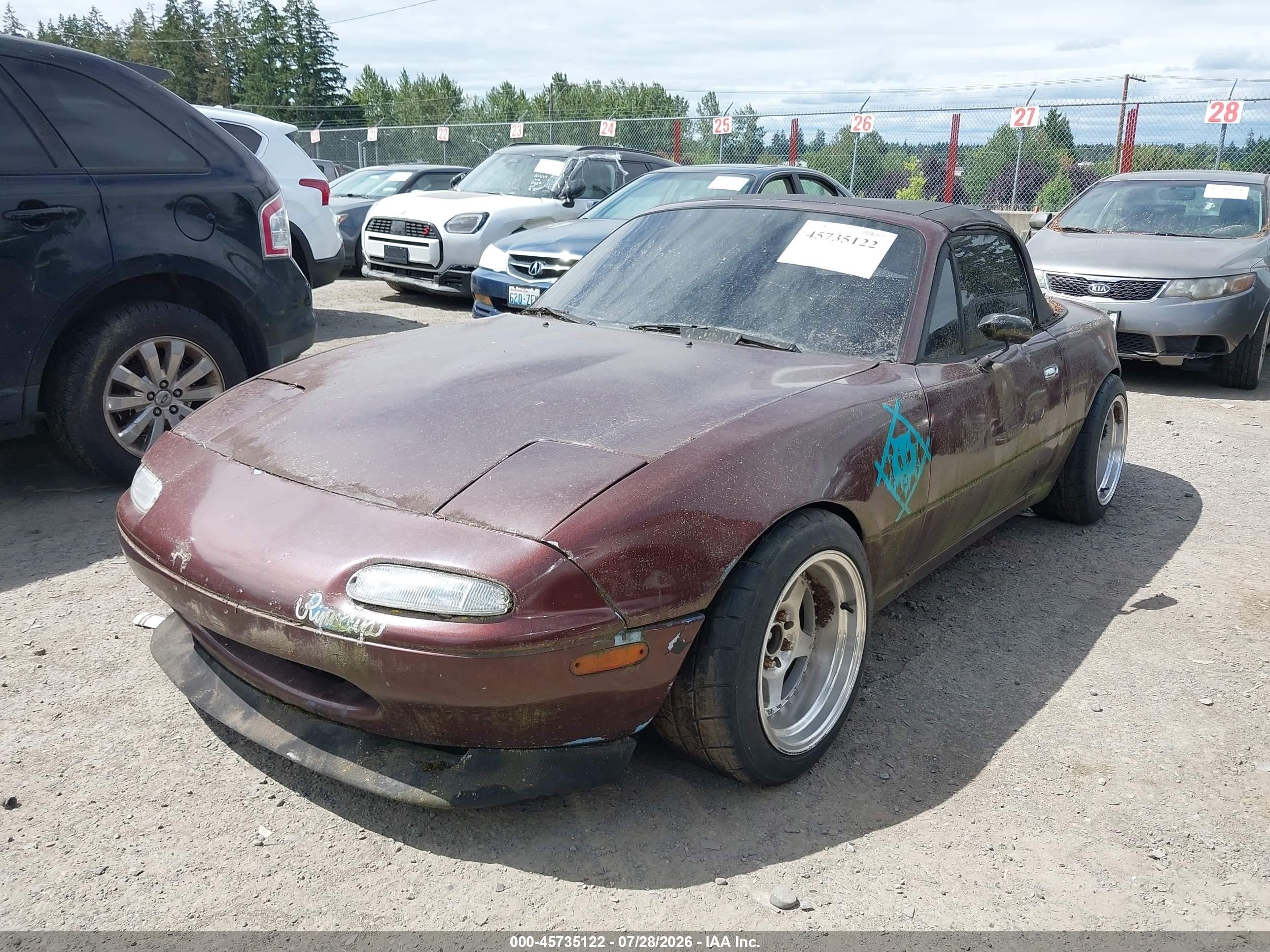 1994 Mazda Mx-5 Miata   Brown vin: JM1NA3530R0521062