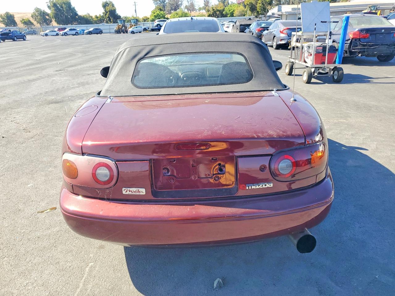 1996 Mazda Mx-5 Miata Burgundy vin: JM1NA3530T0718742