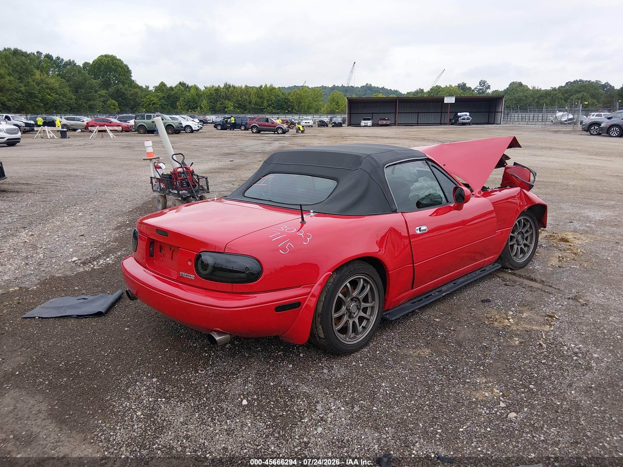1997 Mazda Mx-5 Miata Leather Pkg/m Edition/popular Equipment Pkg/r Pkg./sto/sto-edition/touring Pkg Red vin: JM1NA3530V0723023