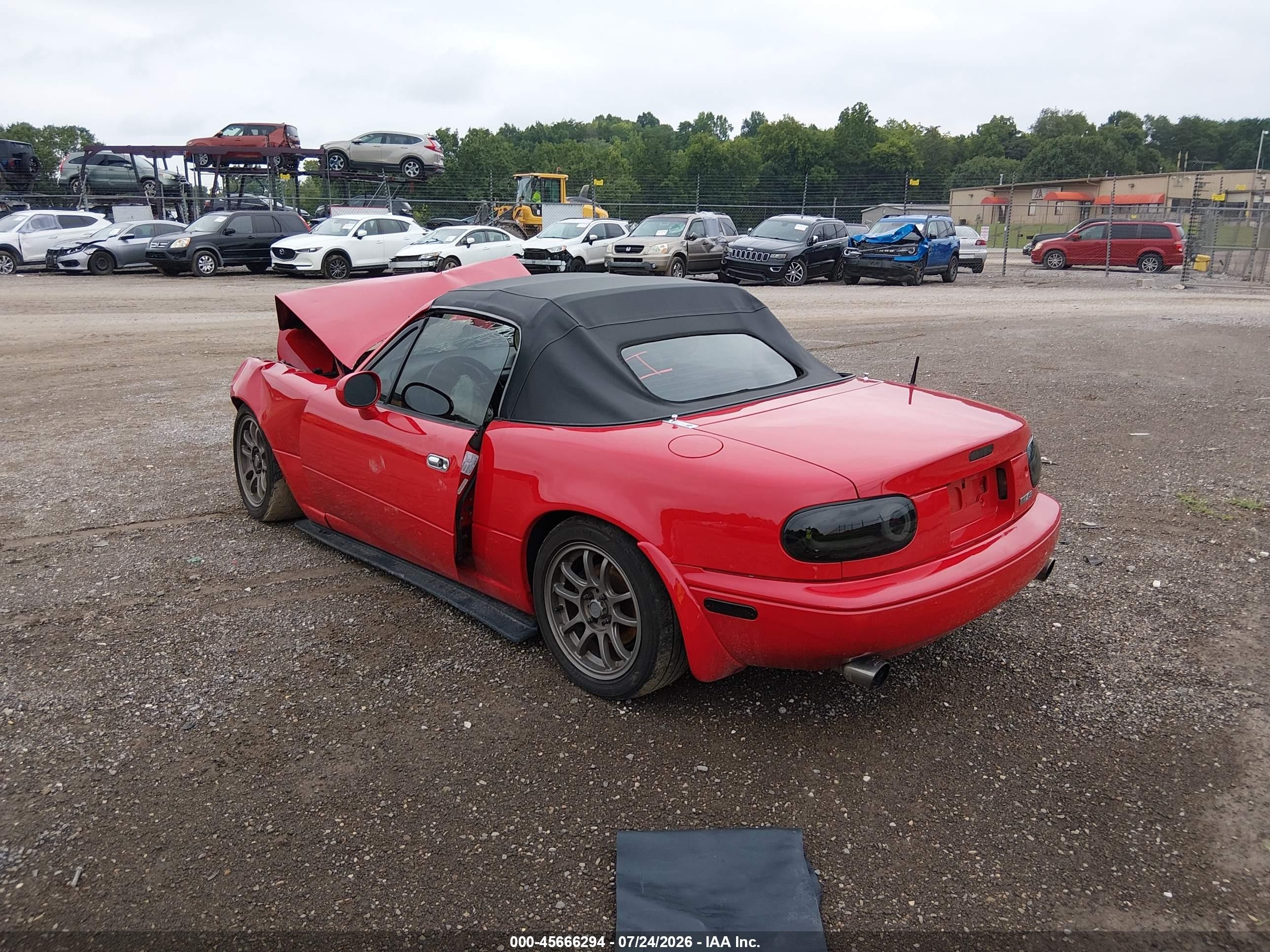 1997 Mazda Mx-5 Miata Leather Pkg/m Edition/popular Equipment Pkg/r Pkg./sto/sto-edition/touring Pkg Red vin: JM1NA3530V0723023