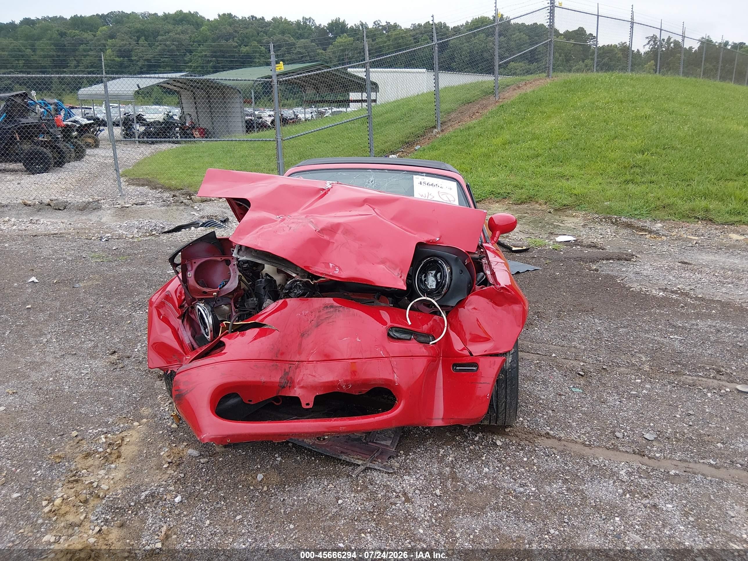 1997 Mazda Mx-5 Miata Leather Pkg/m Edition/popular Equipment Pkg/r Pkg./sto/sto-edition/touring Pkg Red vin: JM1NA3530V0723023