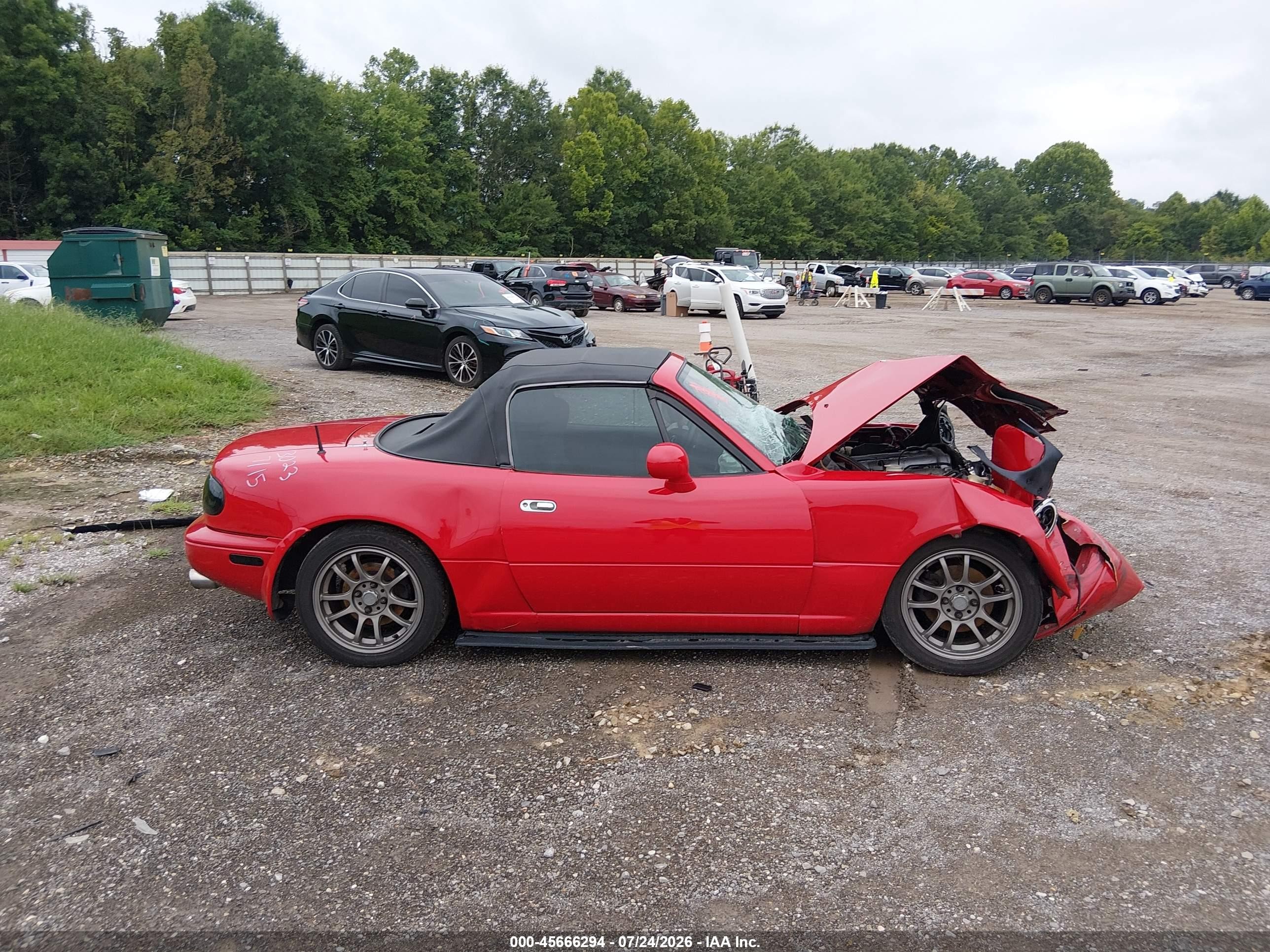1997 Mazda Mx-5 Miata Leather Pkg/m Edition/popular Equipment Pkg/r Pkg./sto/sto-edition/touring Pkg Red vin: JM1NA3530V0723023