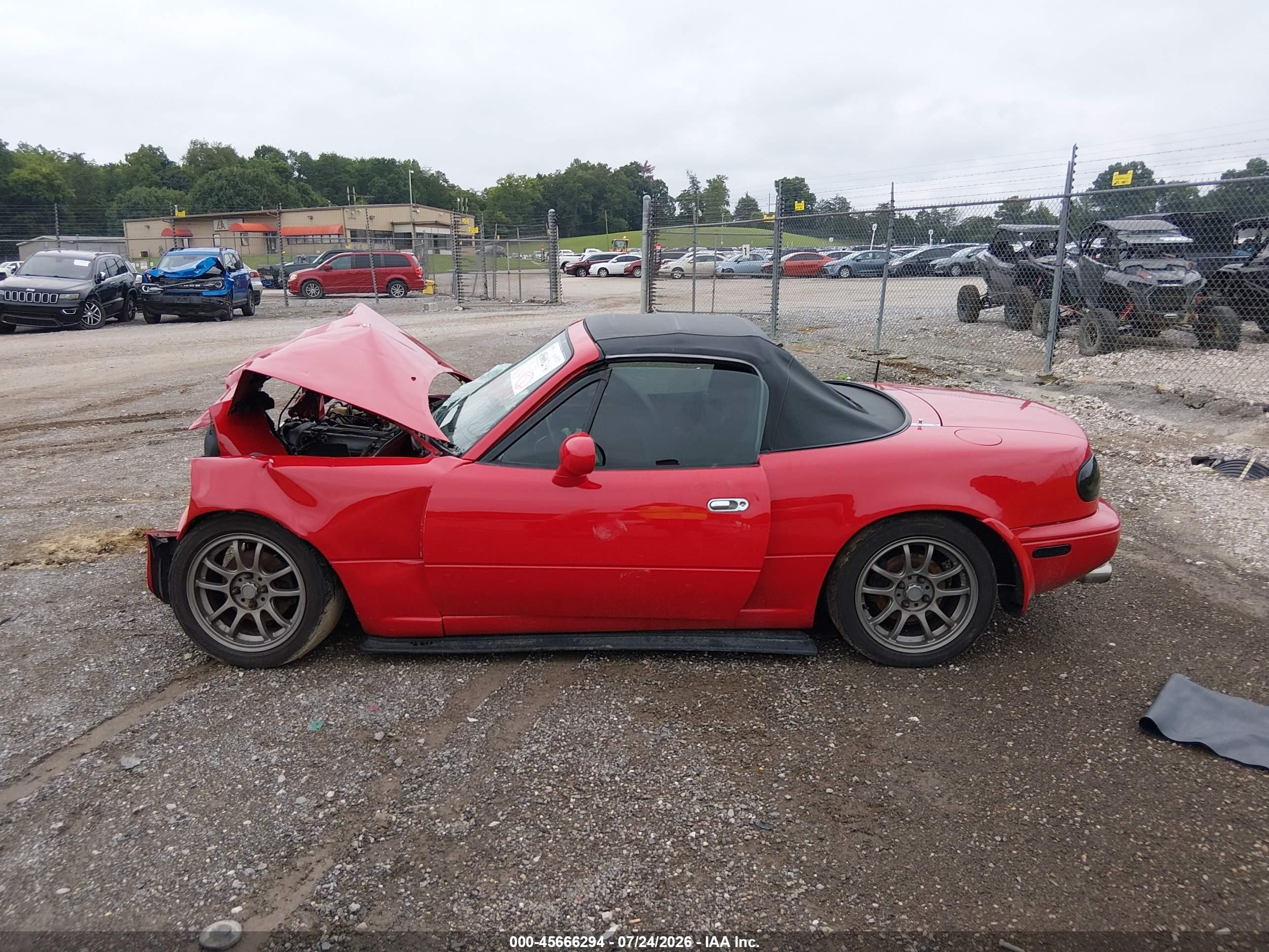 1997 Mazda Mx-5 Miata Leather Pkg/m Edition/popular Equipment Pkg/r Pkg./sto/sto-edition/touring Pkg Red vin: JM1NA3530V0723023