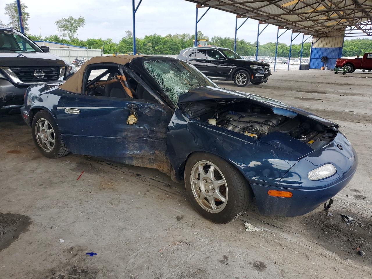 1997 Mazda Mx-5 Miata Blue vin: JM1NA3530V0723961