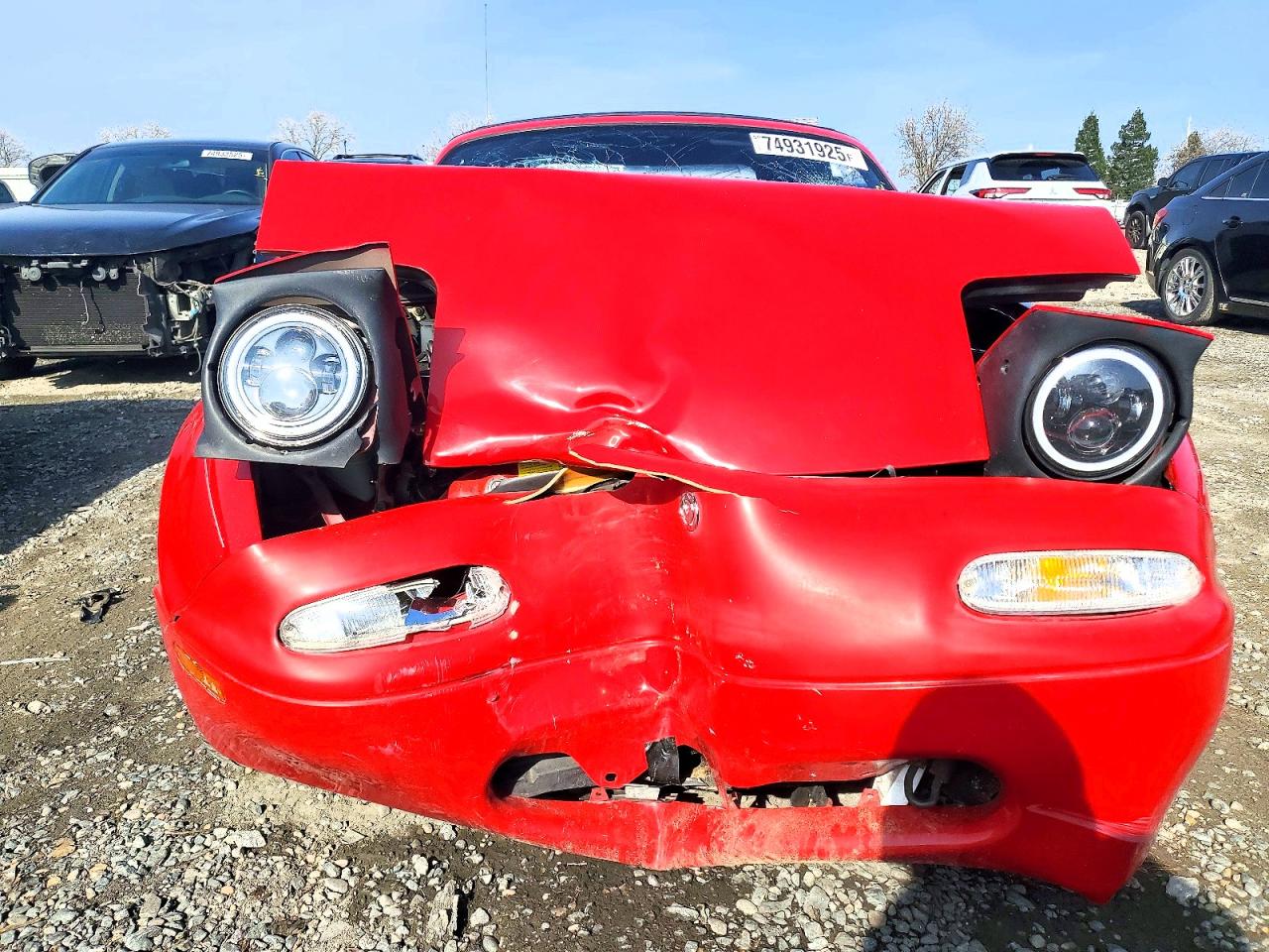 1994 Mazda Mx-5 Miata Red vin: JM1NA3531R0505713