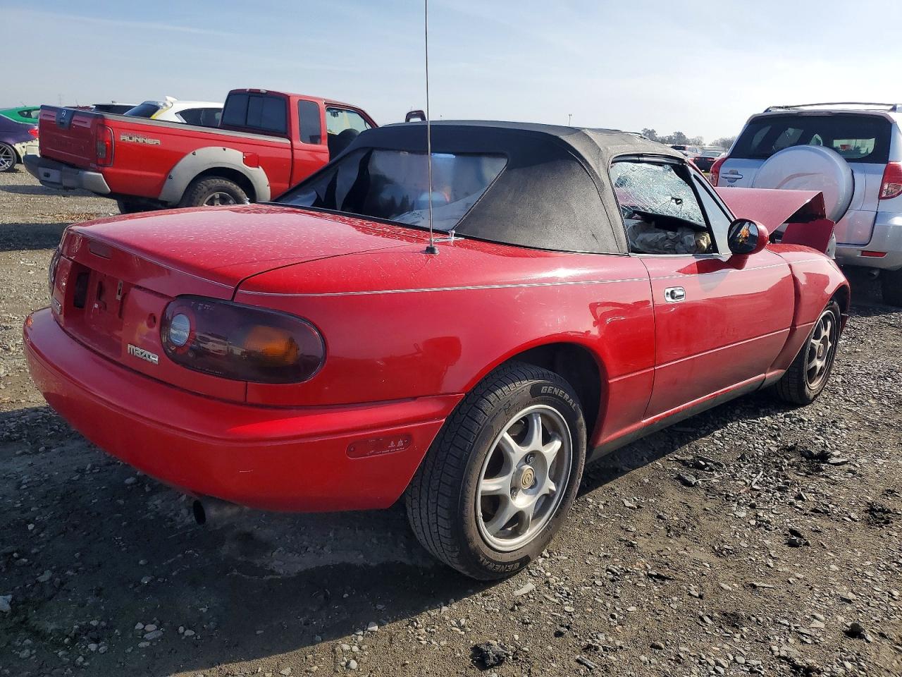 1994 Mazda Mx-5 Miata Red vin: JM1NA3531R0505713