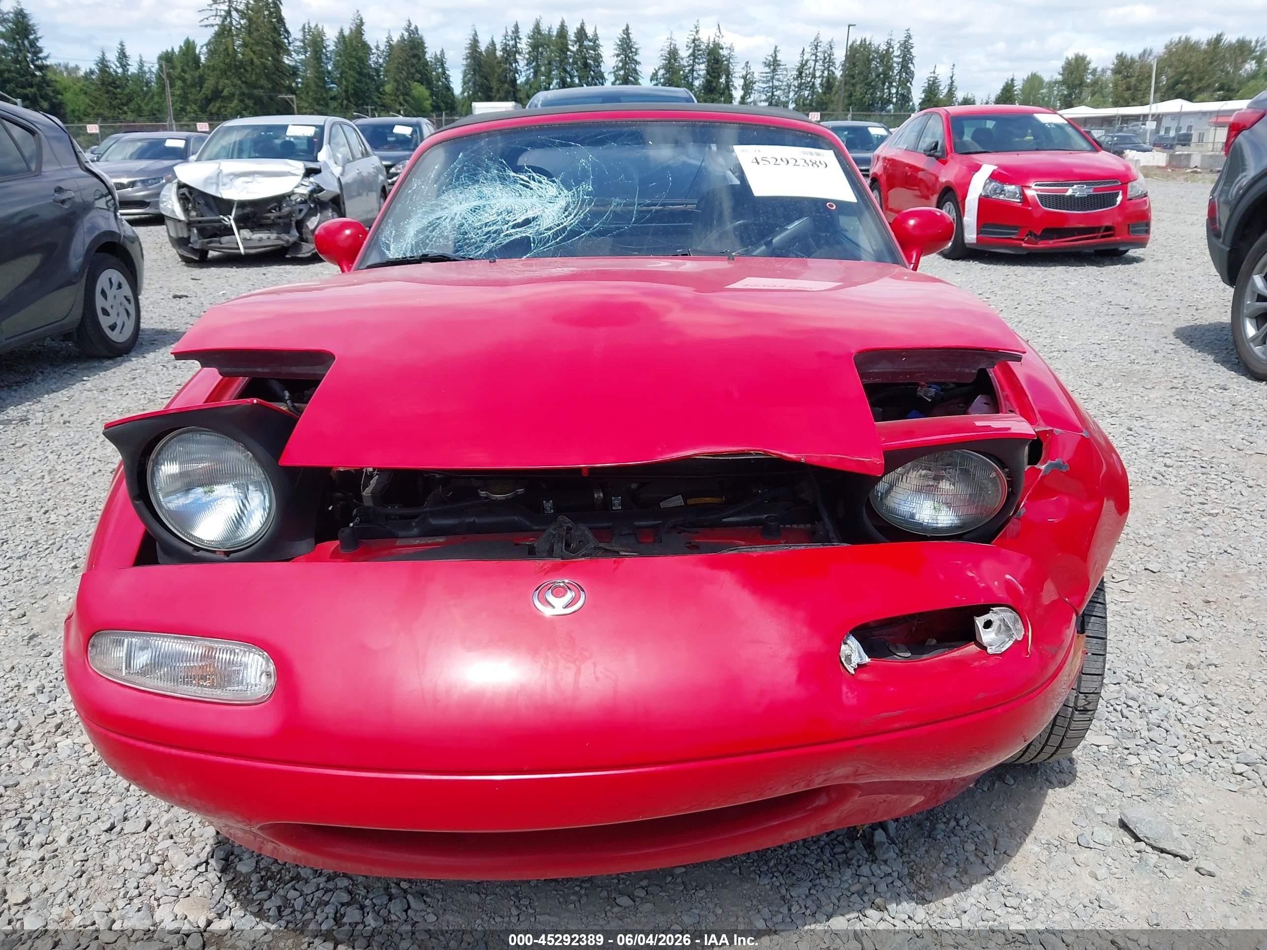 1994 Mazda Mx-5 Miata Red vin: JM1NA3531R0509924