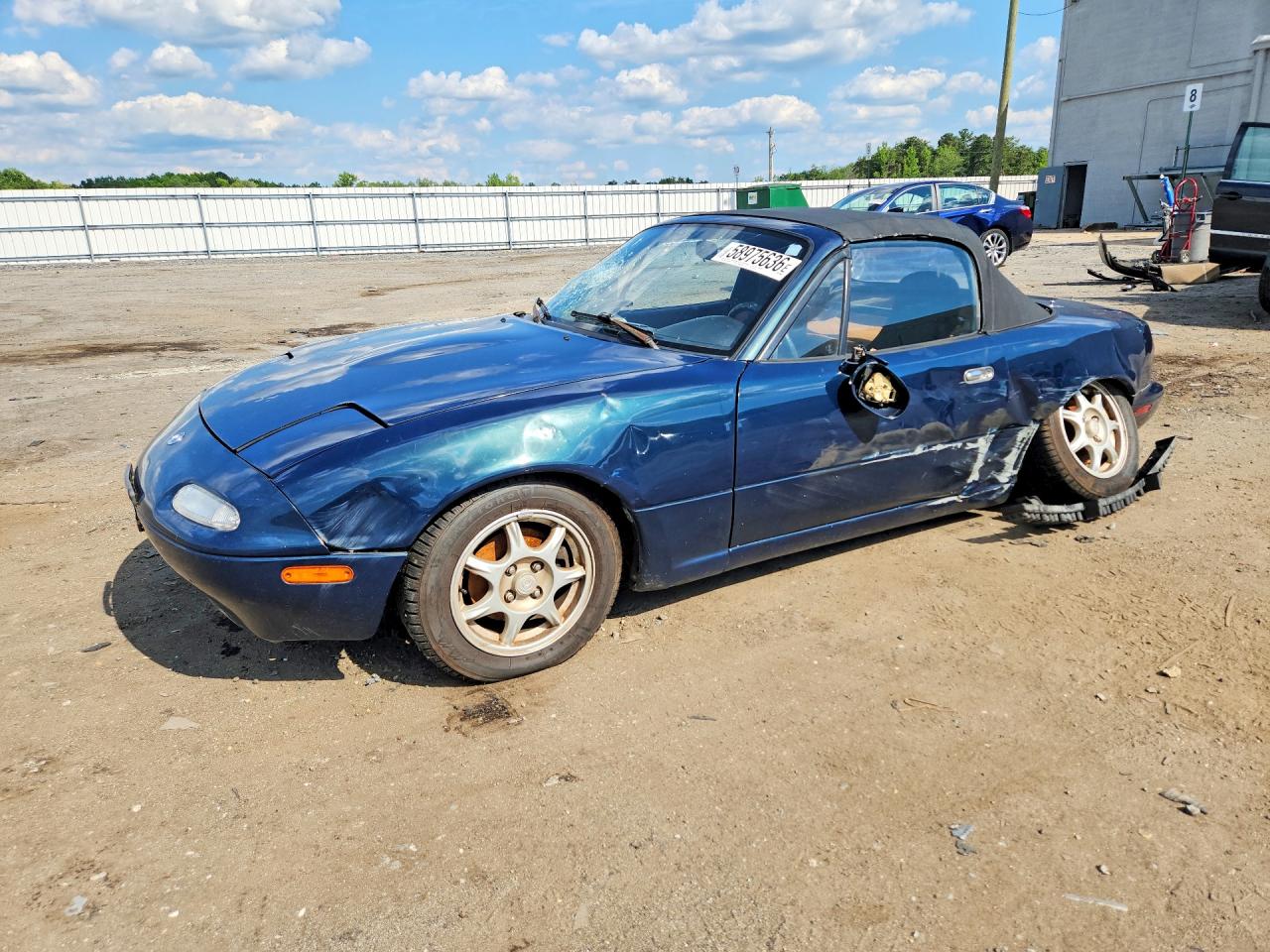 1995 Mazda Mx-5 Miata Blue vin: JM1NA3531S0609799