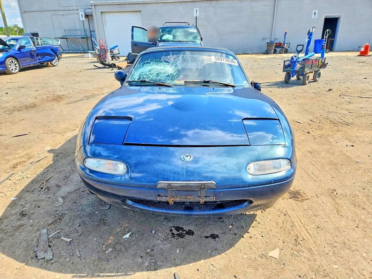1995 Mazda Mx-5 Miata Blue vin: JM1NA3531S0609799