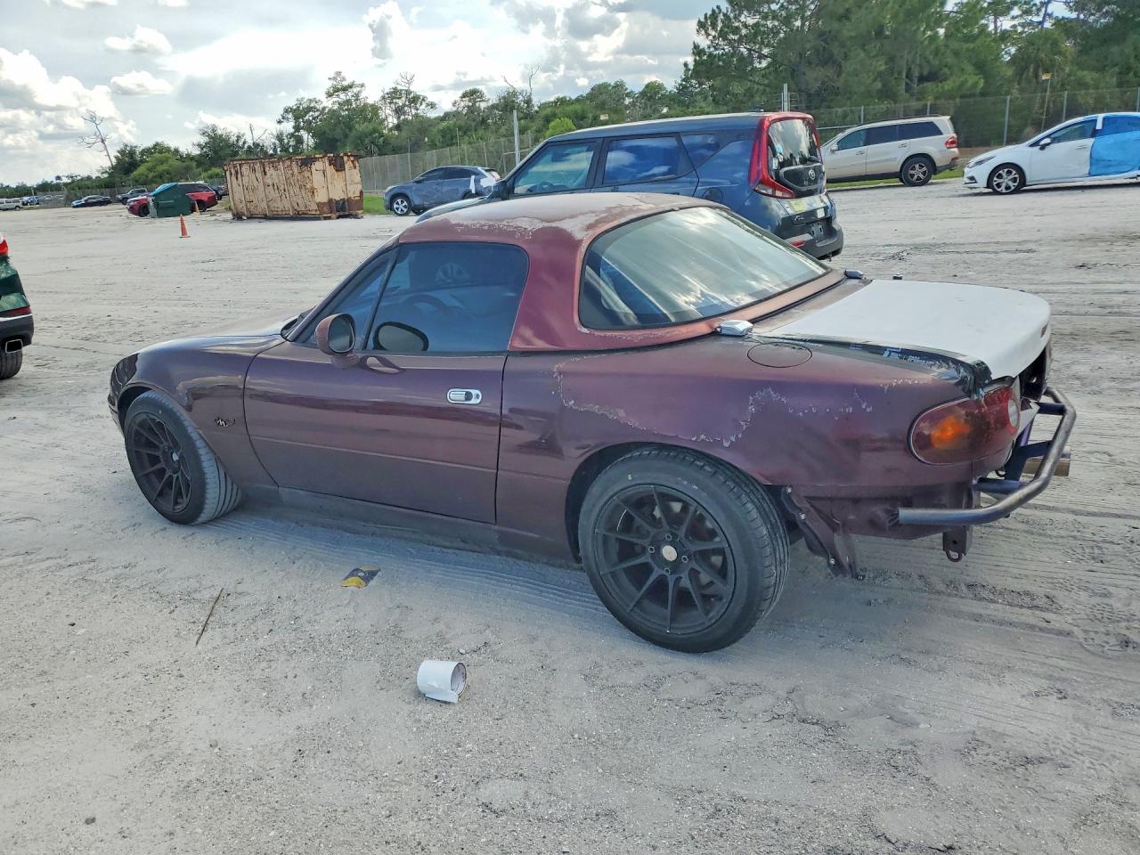 1995 Mazda Mx-5 Miata Burgundy vin: JM1NA3531S0614095