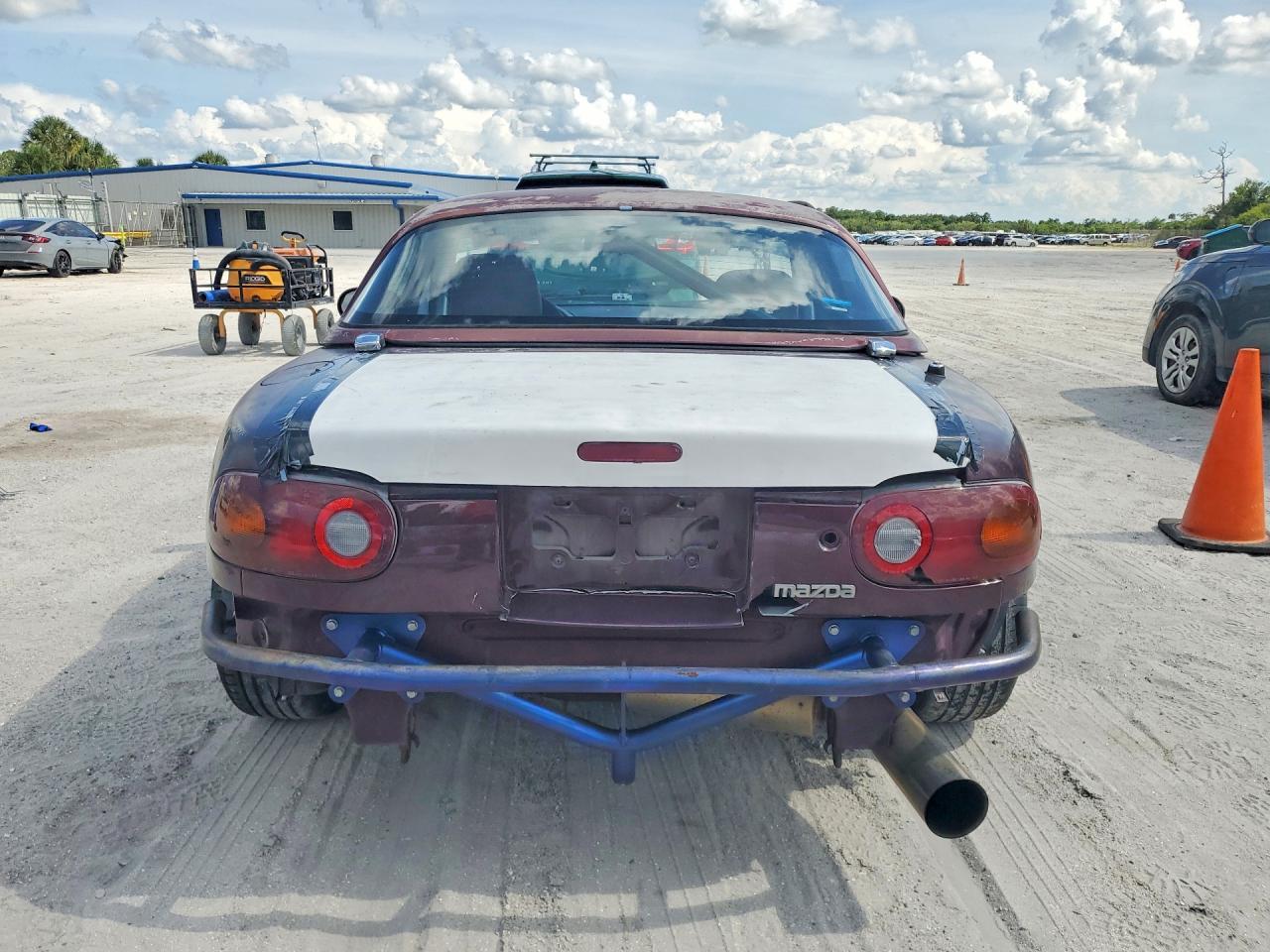 1995 Mazda Mx-5 Miata Burgundy vin: JM1NA3531S0614095