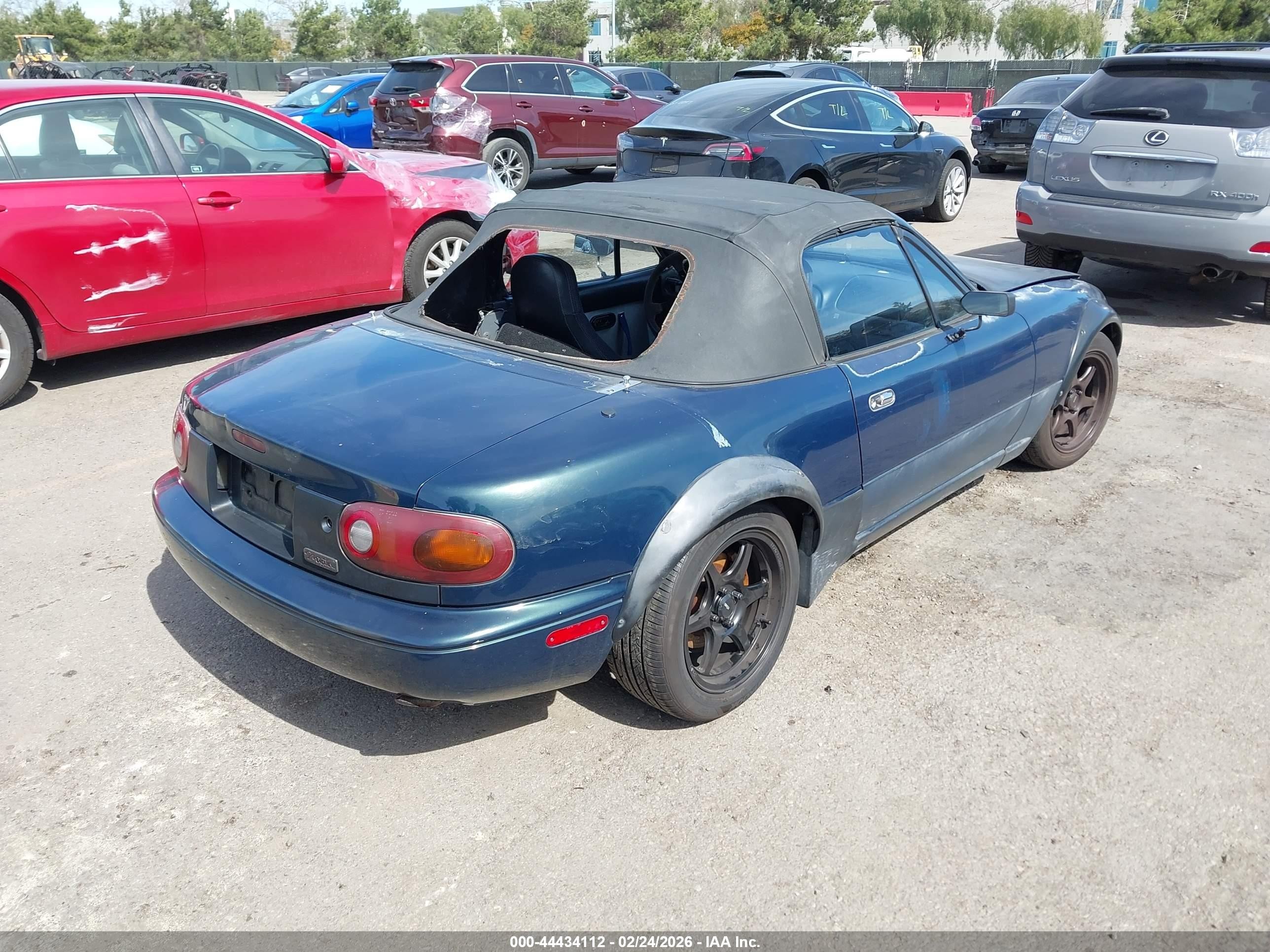 1995 Mazda Mx-5 Miata   Gray vin: JM1NA3532S0601937