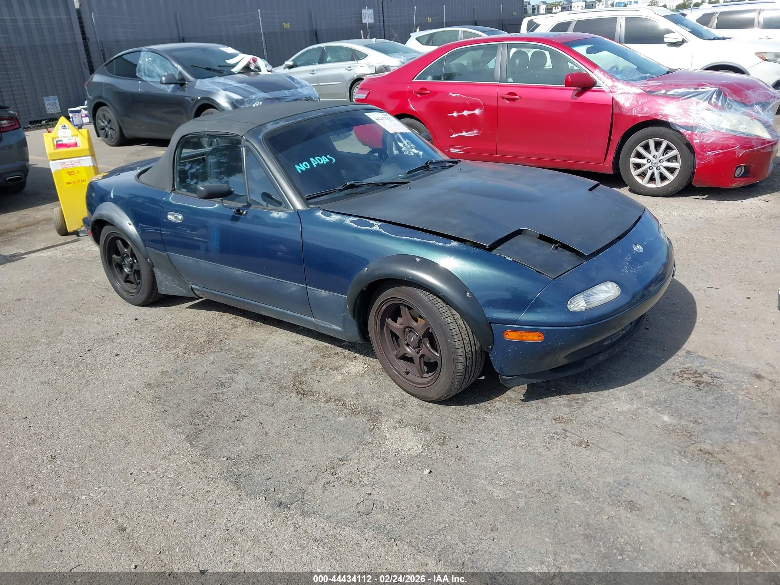 1995 Mazda Mx-5 Miata   Gray vin: JM1NA3532S0601937